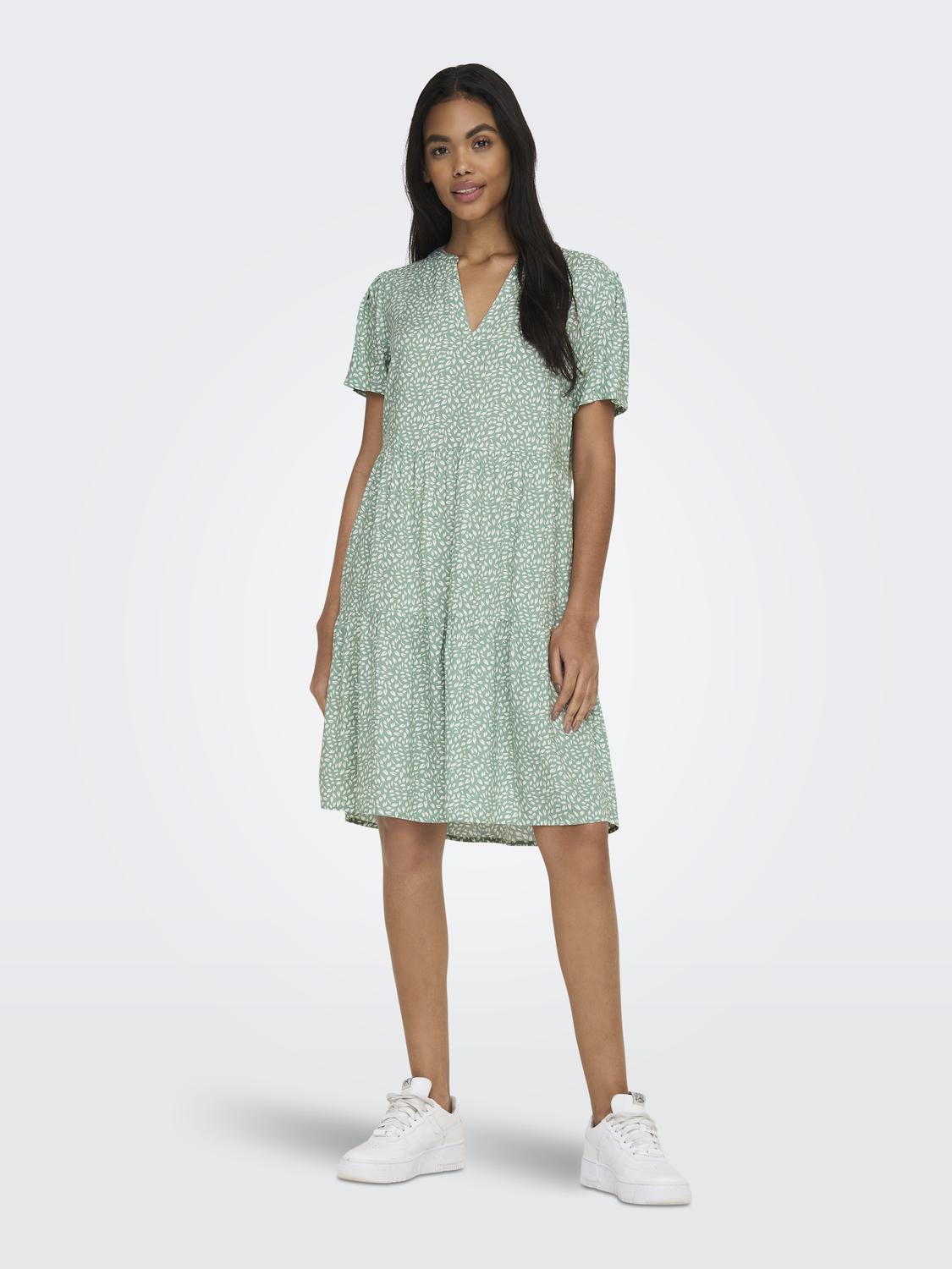 ONLZALLY LIFE S/S THEA DRESS NOOS PTM