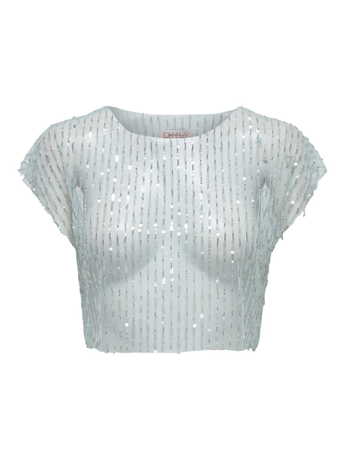 ONLESTRID BEL CAPSLEEVE TOP WVN