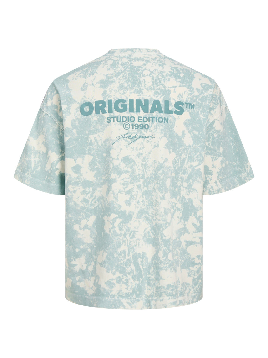 JORBORA TIE DYE TEE SS CREW NECK BLK