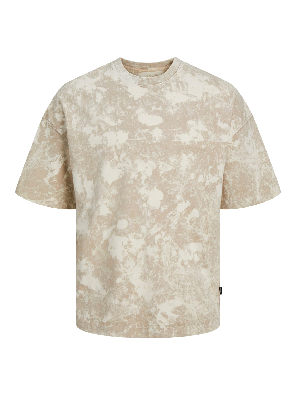 JORBORA TIE DYE TEE SS CREW NECK BLK