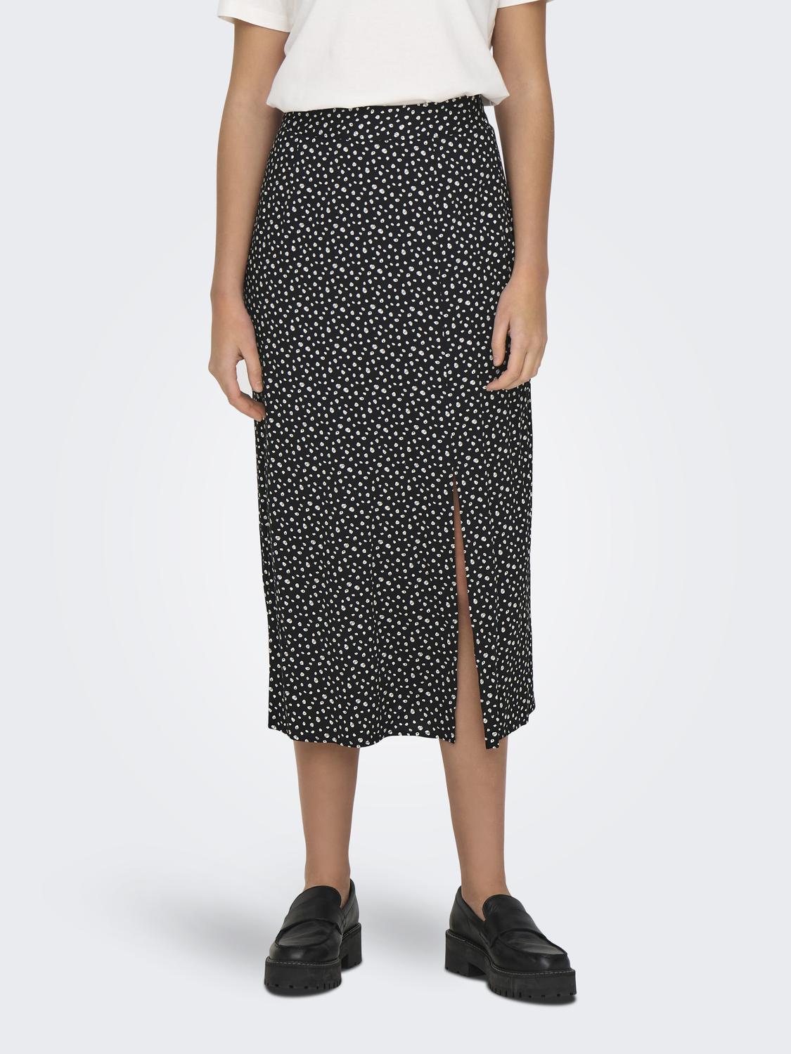 ONLPIPER LIFE MIDI SLIT SKIRT PTM