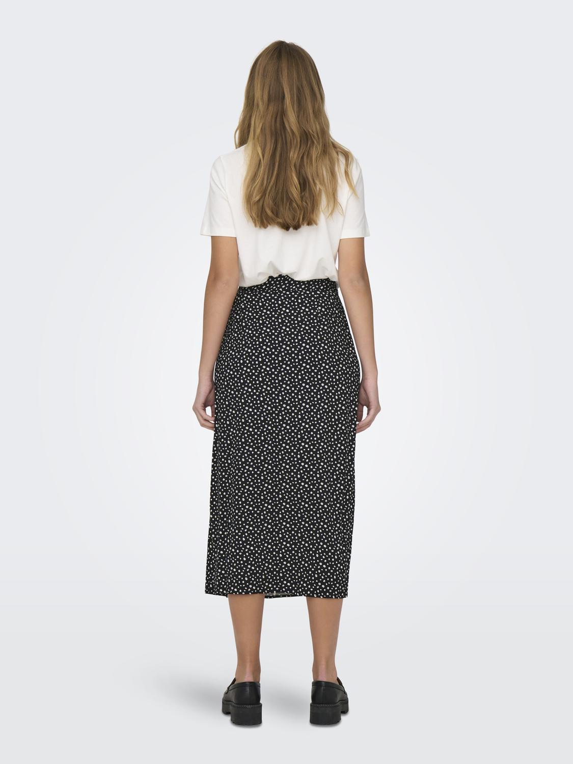 ONLPIPER LIFE MIDI SLIT SKIRT PTM