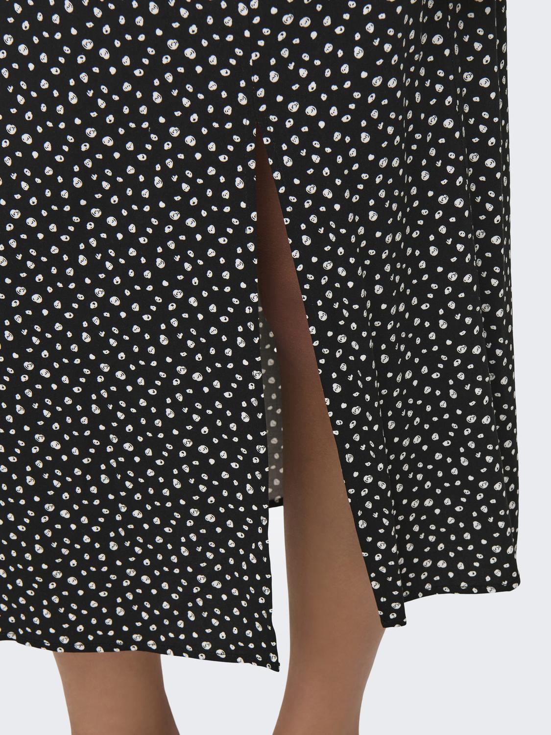ONLPIPER LIFE MIDI SLIT SKIRT PTM