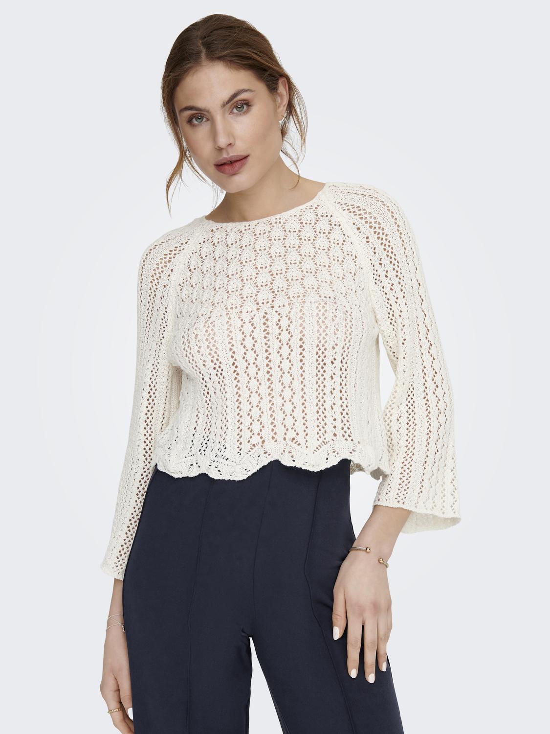 ONLNOLA LIFE 3/4 PULLOVER KNT NOOS