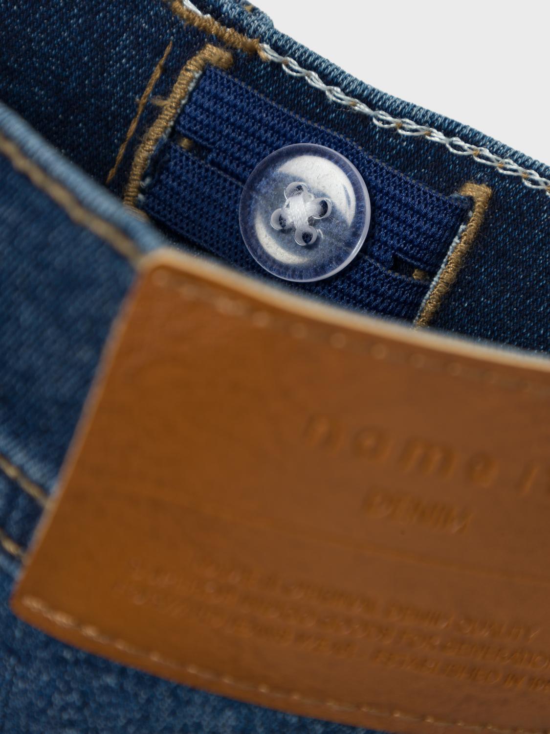 NKFSALLI SLIM DNM SHORTS 9843-IC TB