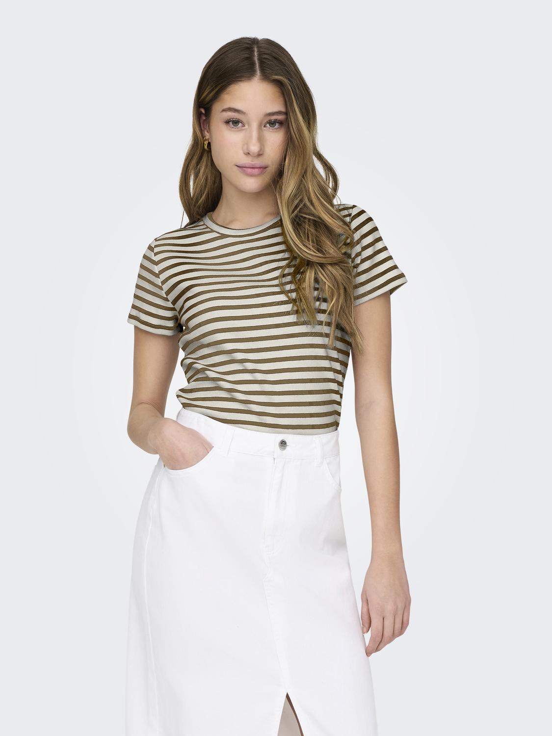 JDYSOLAR S/S O NECK TOP JRS NOOS