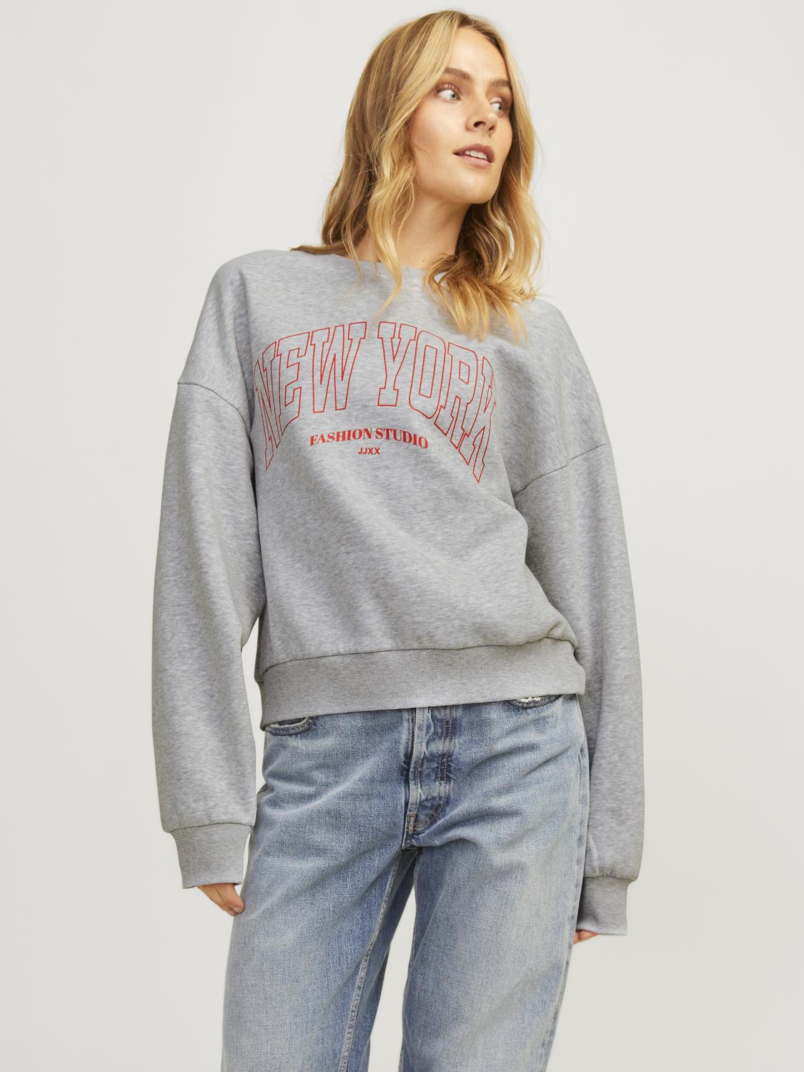 JXMERLE RLX SHORT LS CREW SWT LN