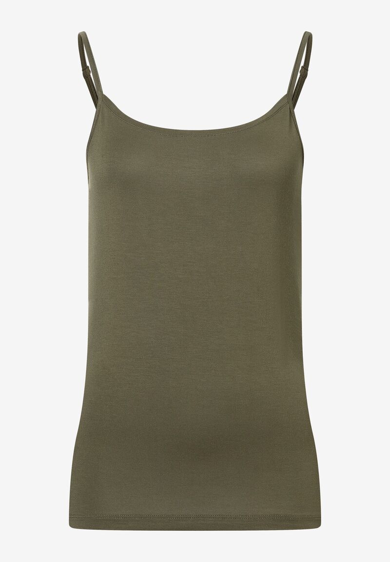 Spaghetti-Top oliv