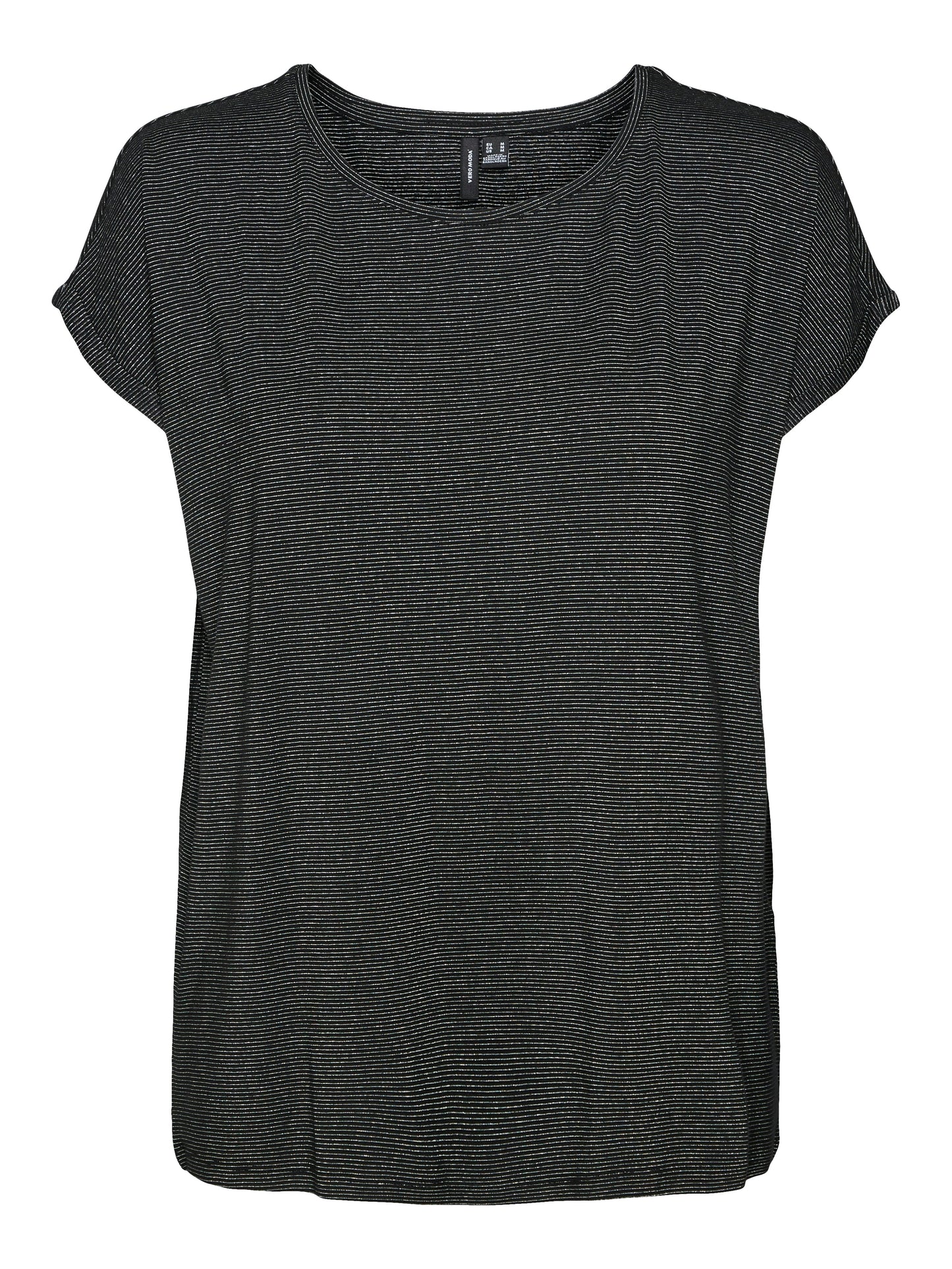 VMLAVA GLITTER SS TOP STRIPE GA