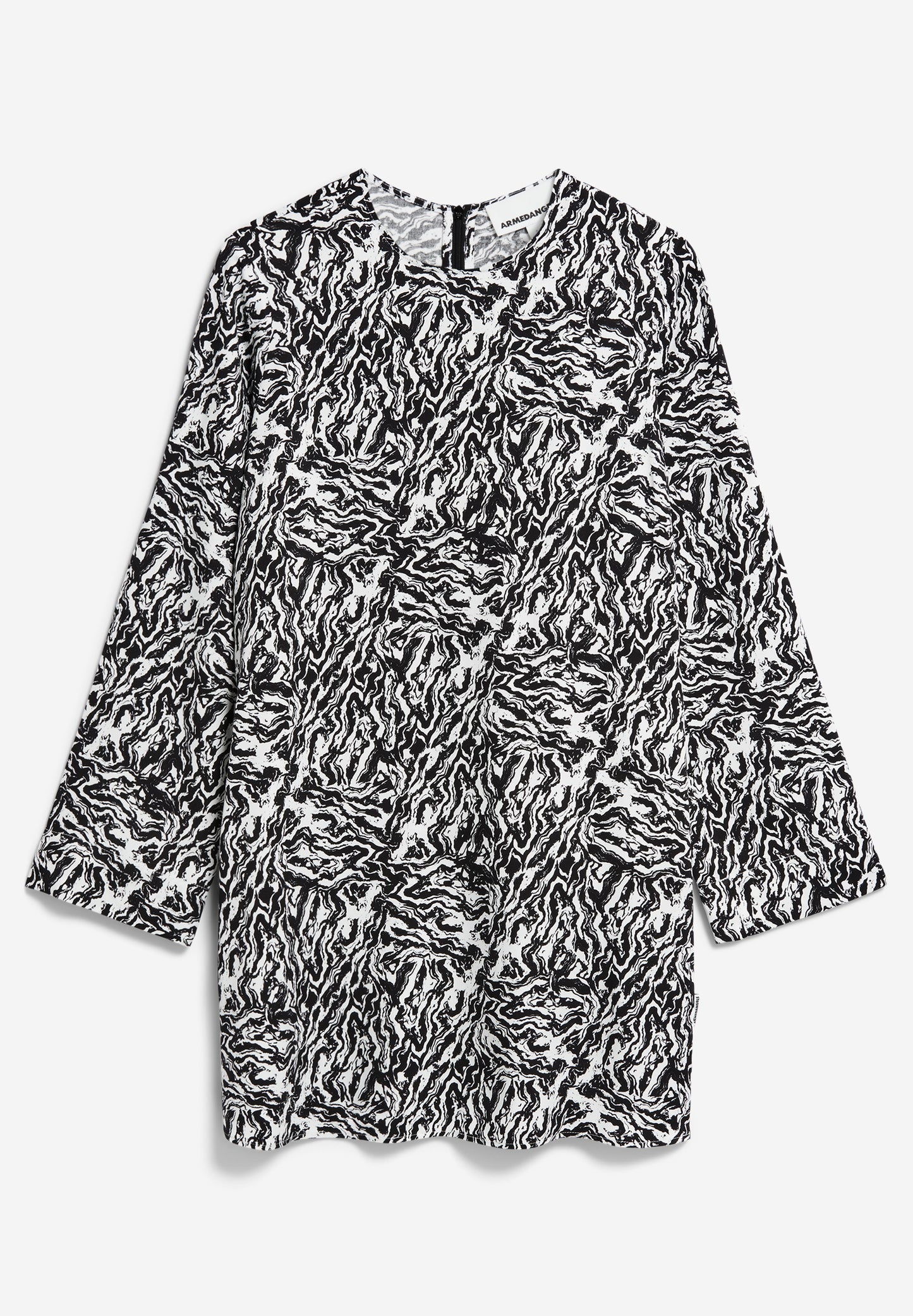 ALINUNAA STONEY Kleider Web Allover, oatmilk