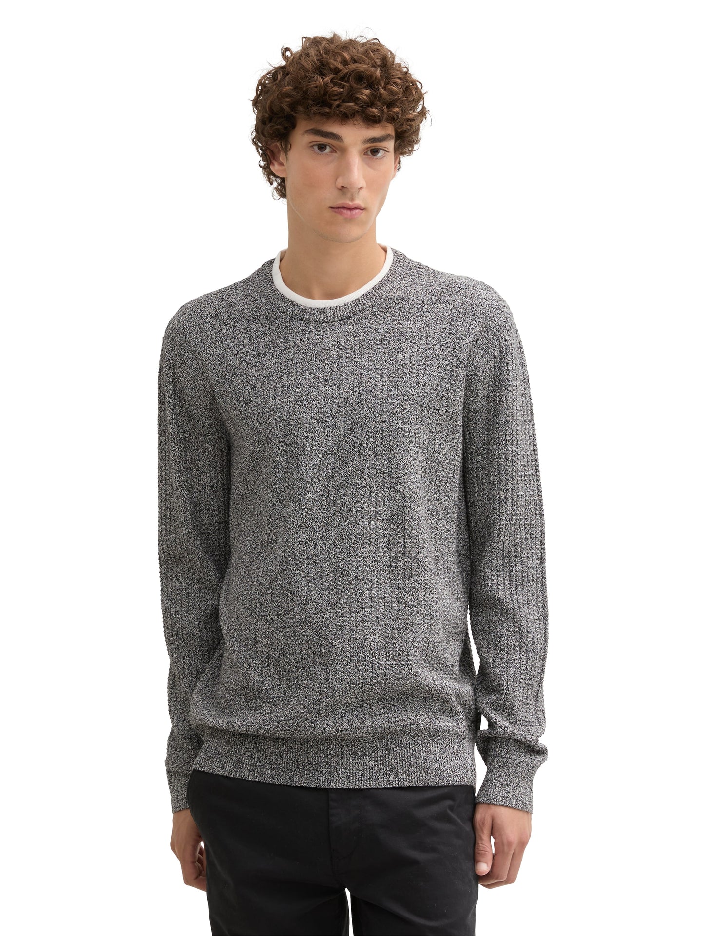 Strickpullover im 2-in-1-Look