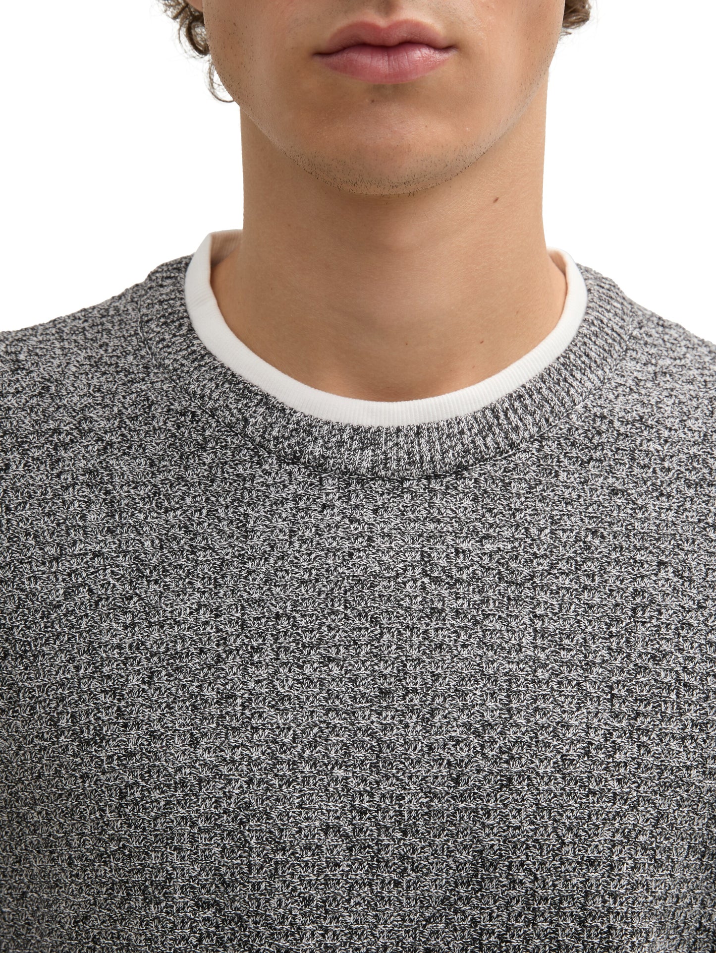 Strickpullover im 2-in-1-Look