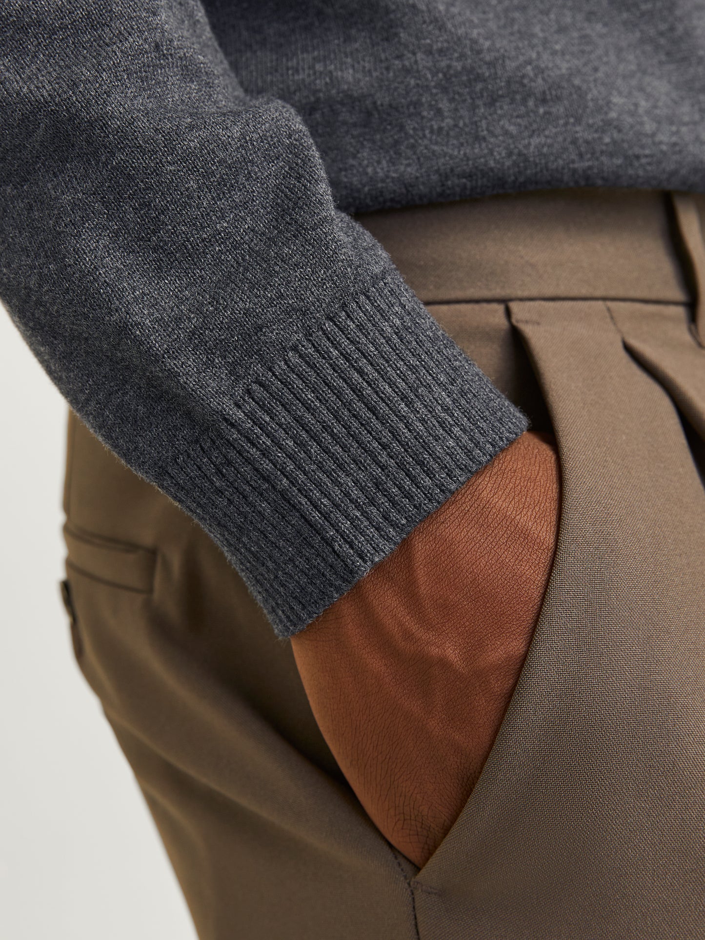 JJEBASIC KNIT ROLL NECK NOOS