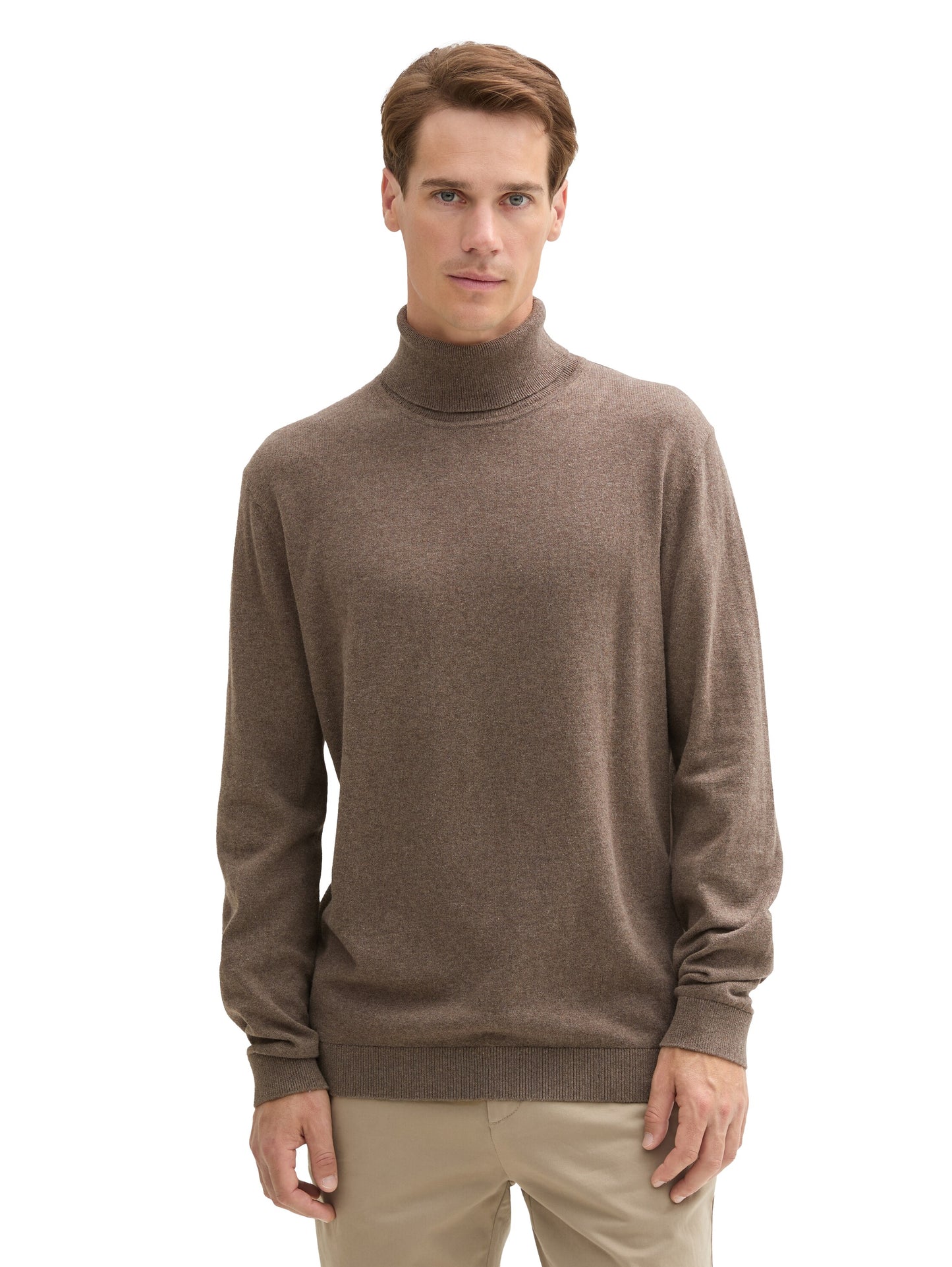 Rollkragenpullover mit Cashmere