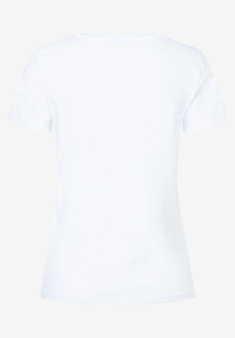 T-Shirt mit Frontprint weiß Frühjahrs-Kollektion
