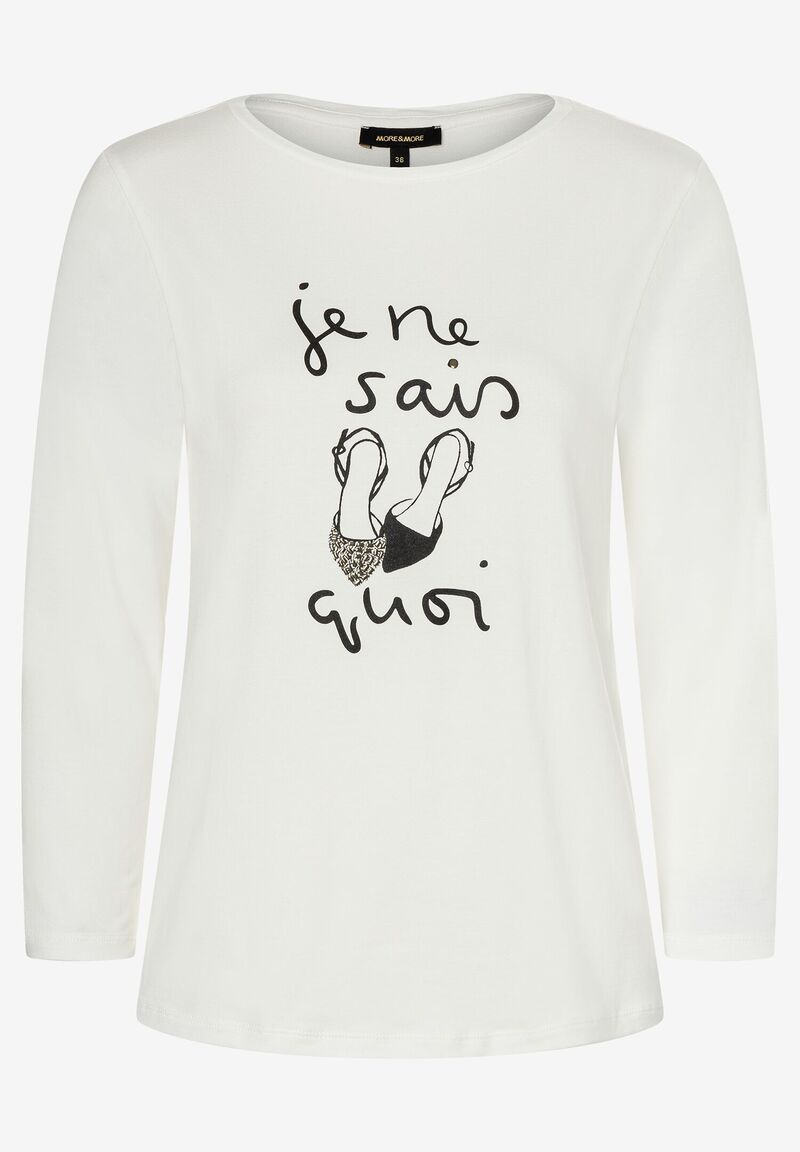 Shirt mit Schriftzug ecru Frühjahrs-Kollektion