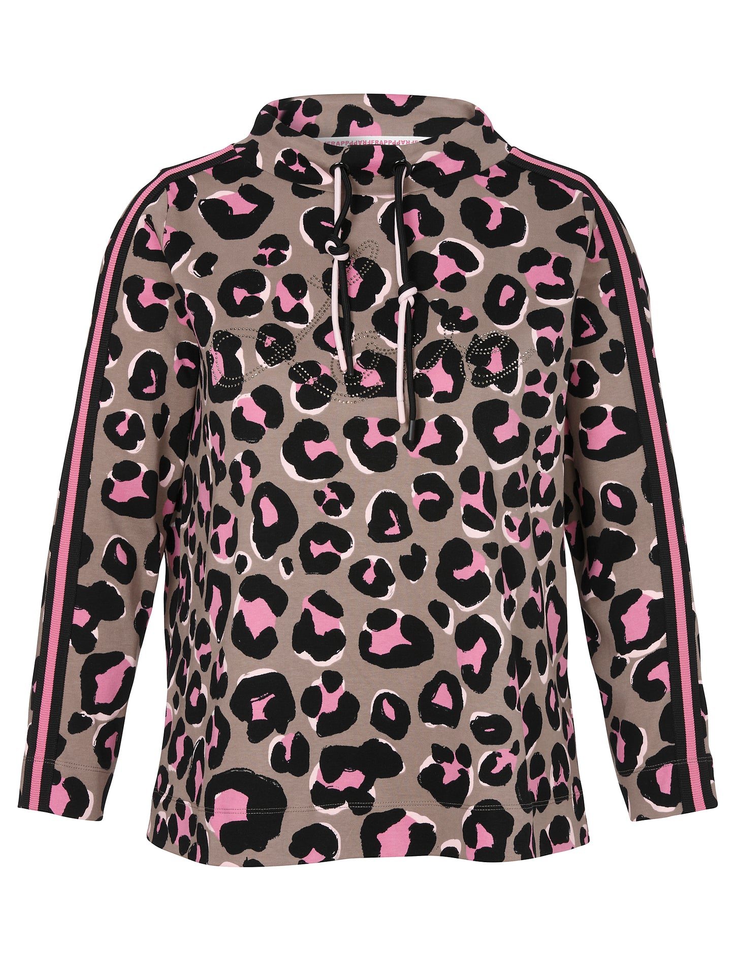 Sweatshirt Kragen 1/1 Arm Druck
