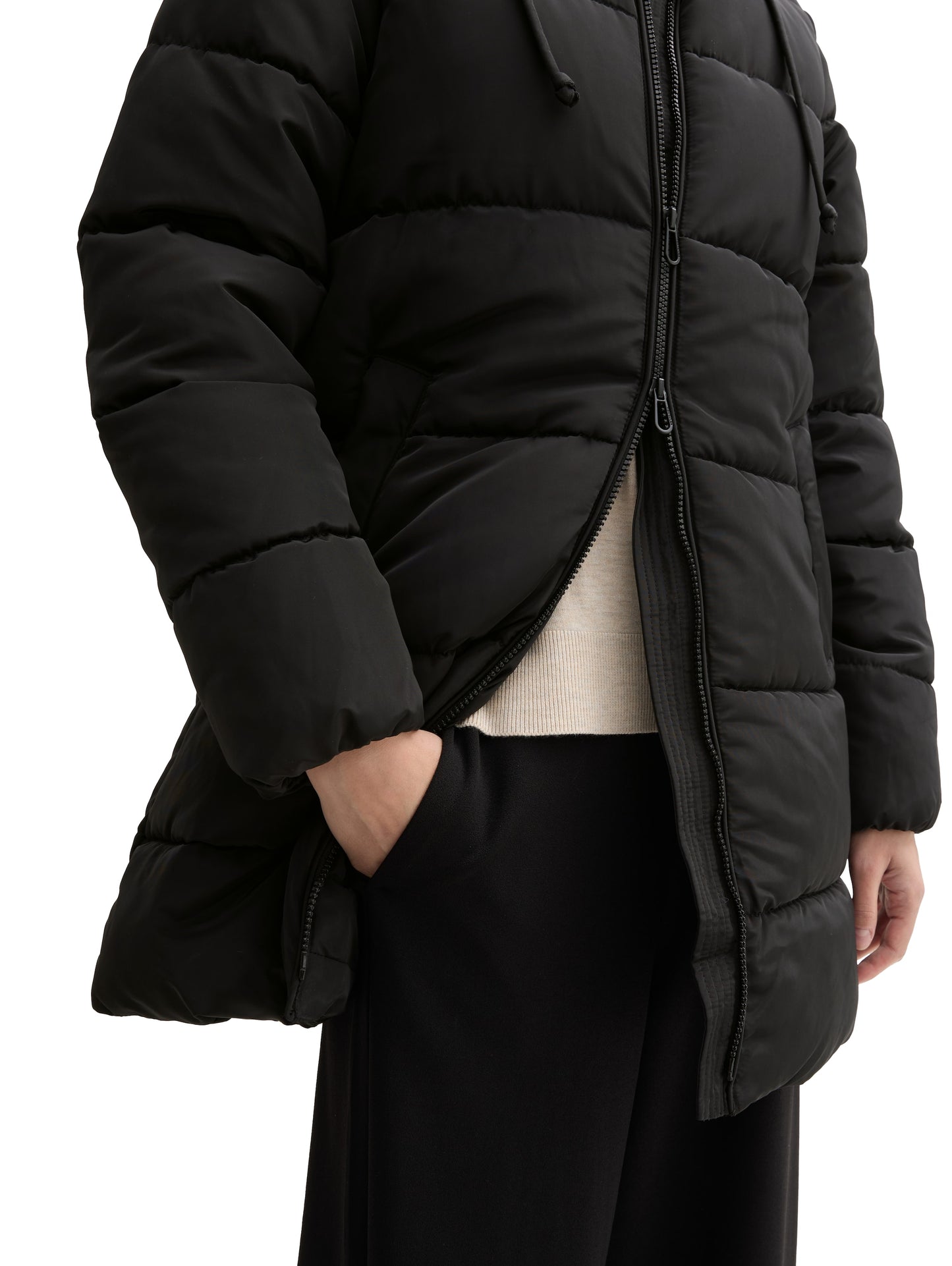 Puffer Parka mit Kapuze