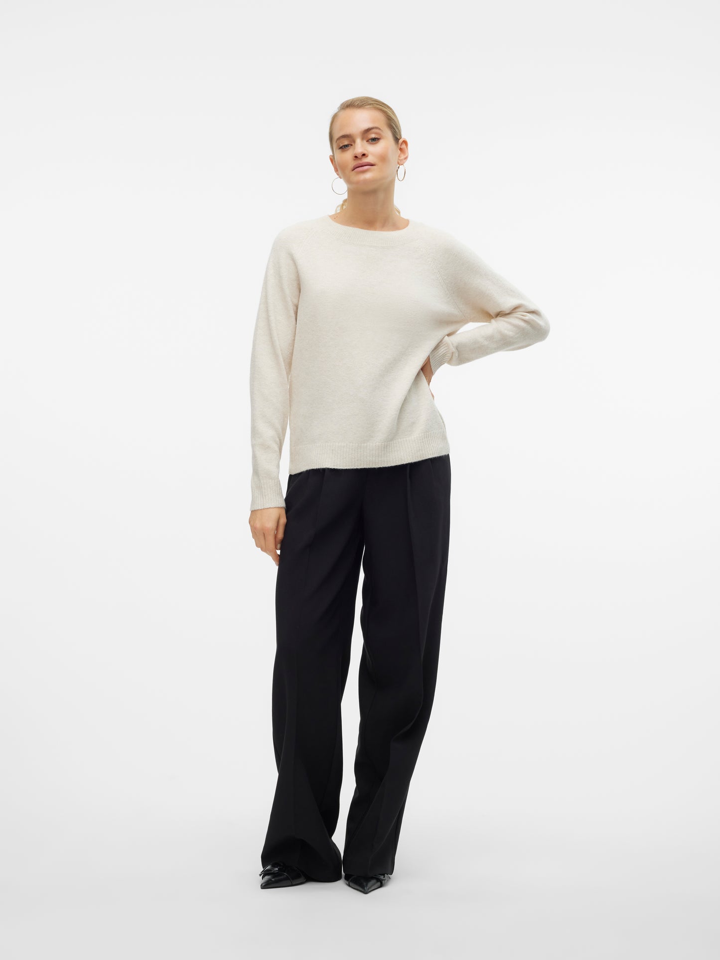 VMDOFFY LS O-NECK BLOUSE GA NOOS