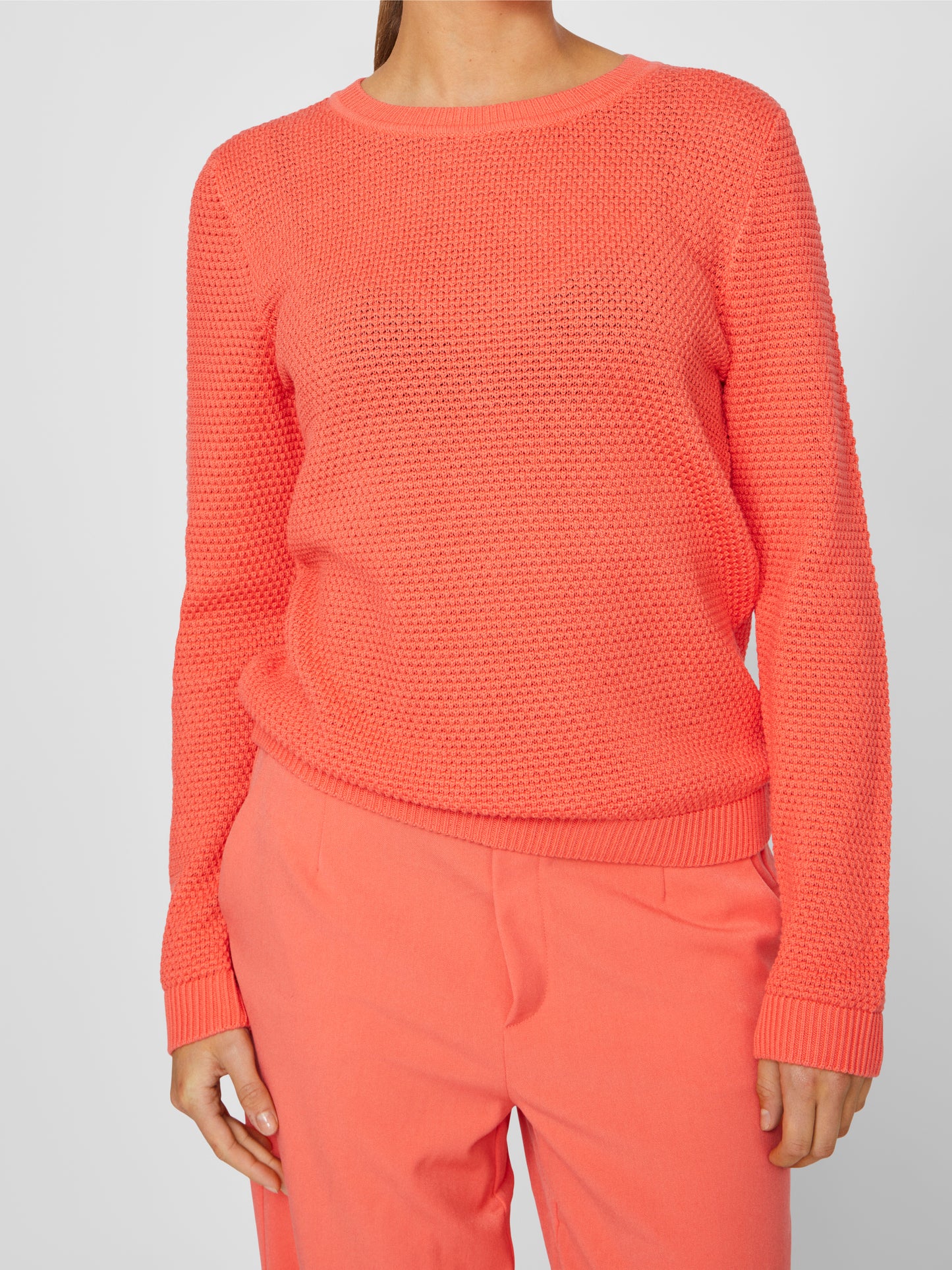 VIDALO O-NECK L/S KNIT TOP- NOOS