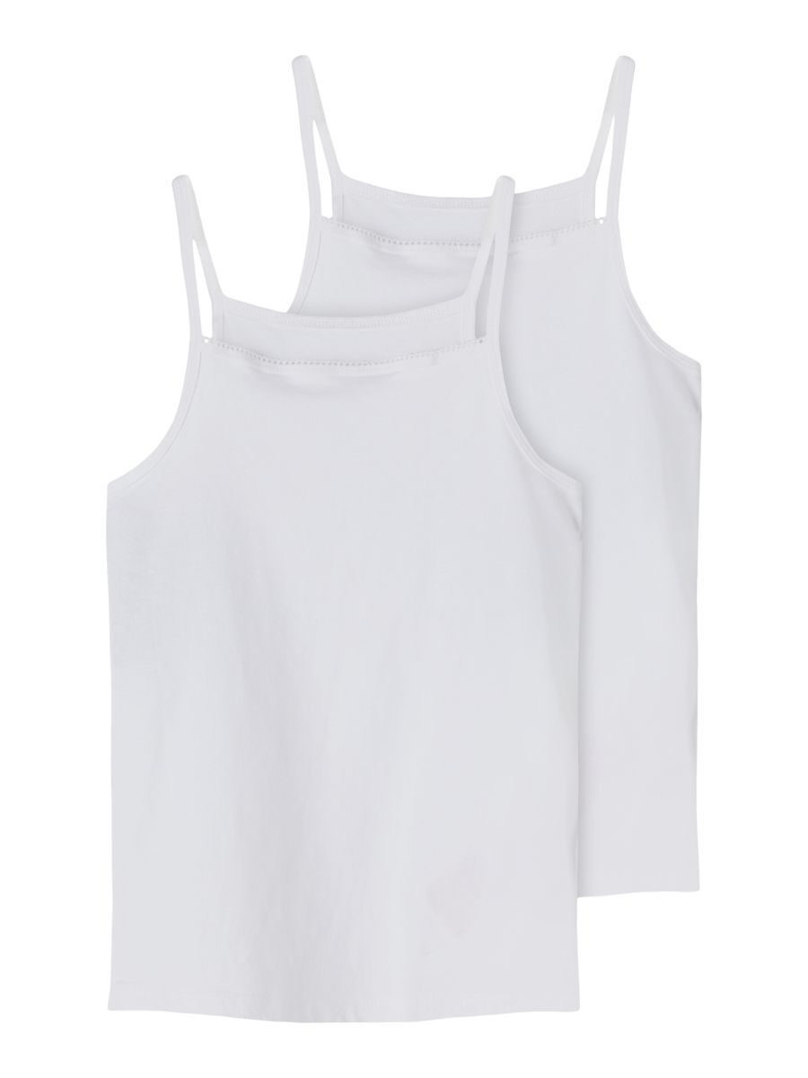NKFSTRAP TOP 2P SOLID BRIGHT WHITE NOOS