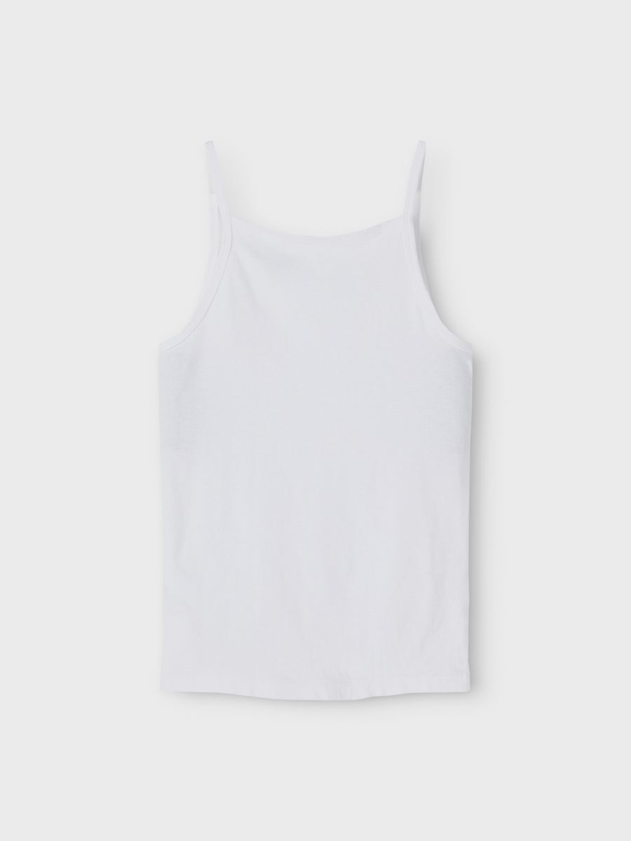 NKFSTRAP TOP 2P SOLID BRIGHT WHITE NOOS