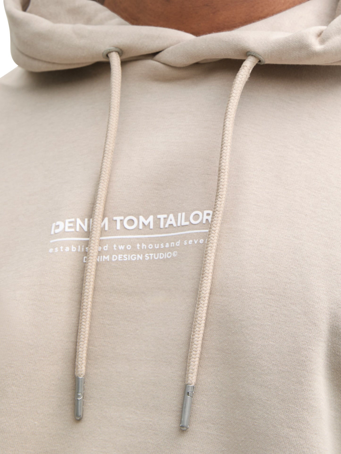 Relaxed Hoodie Sweatshirt mit Logo Print