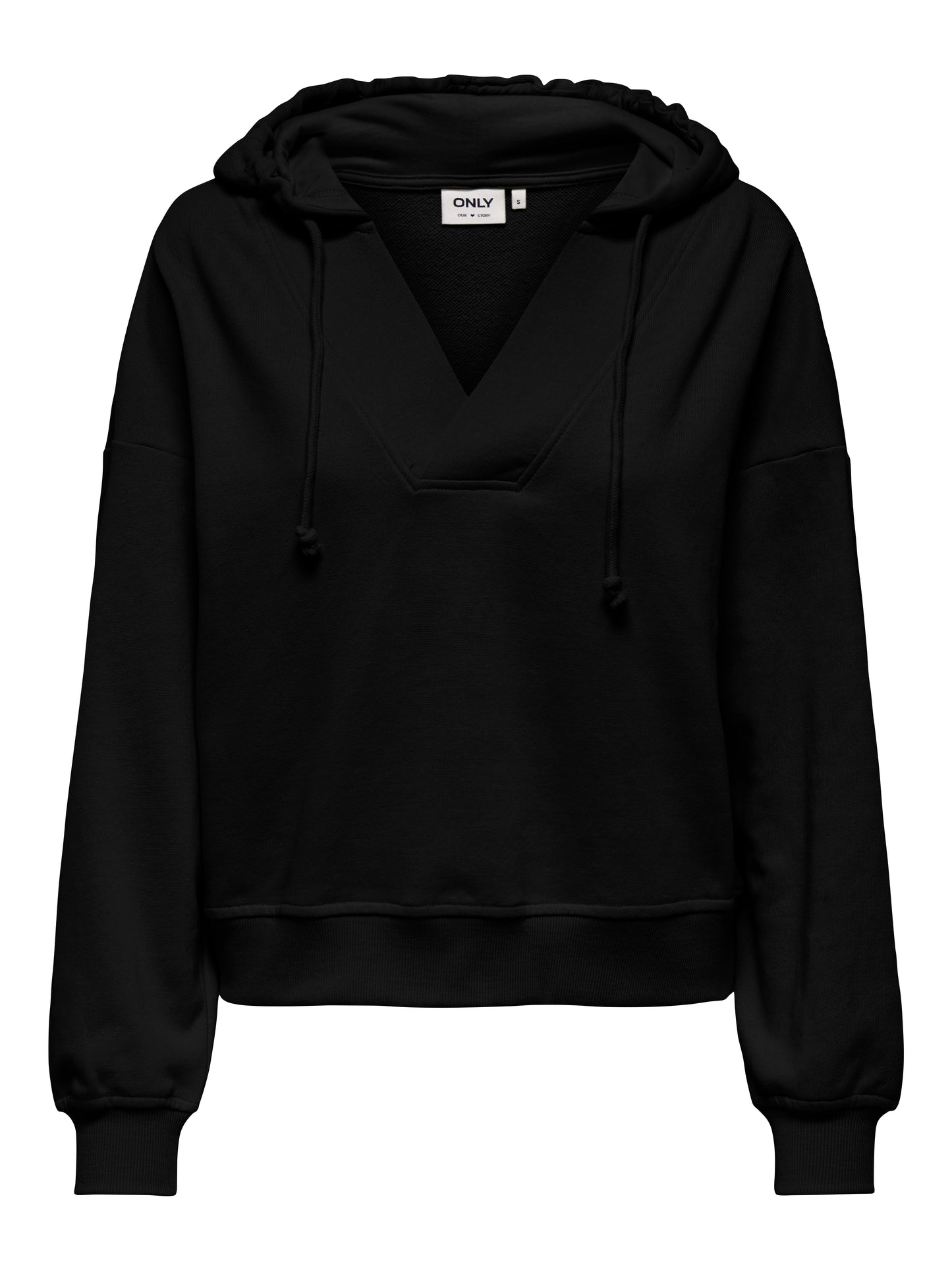ONLSUKI L/S V-NECK HOOD UB SWT