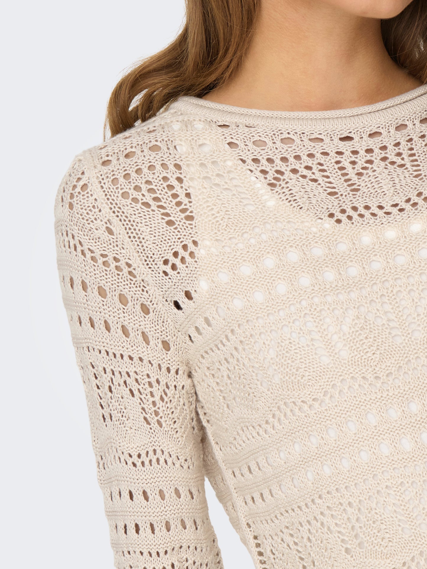 JDYSUN LAY L/S BOATNECK PULLOV. KNT NOOS