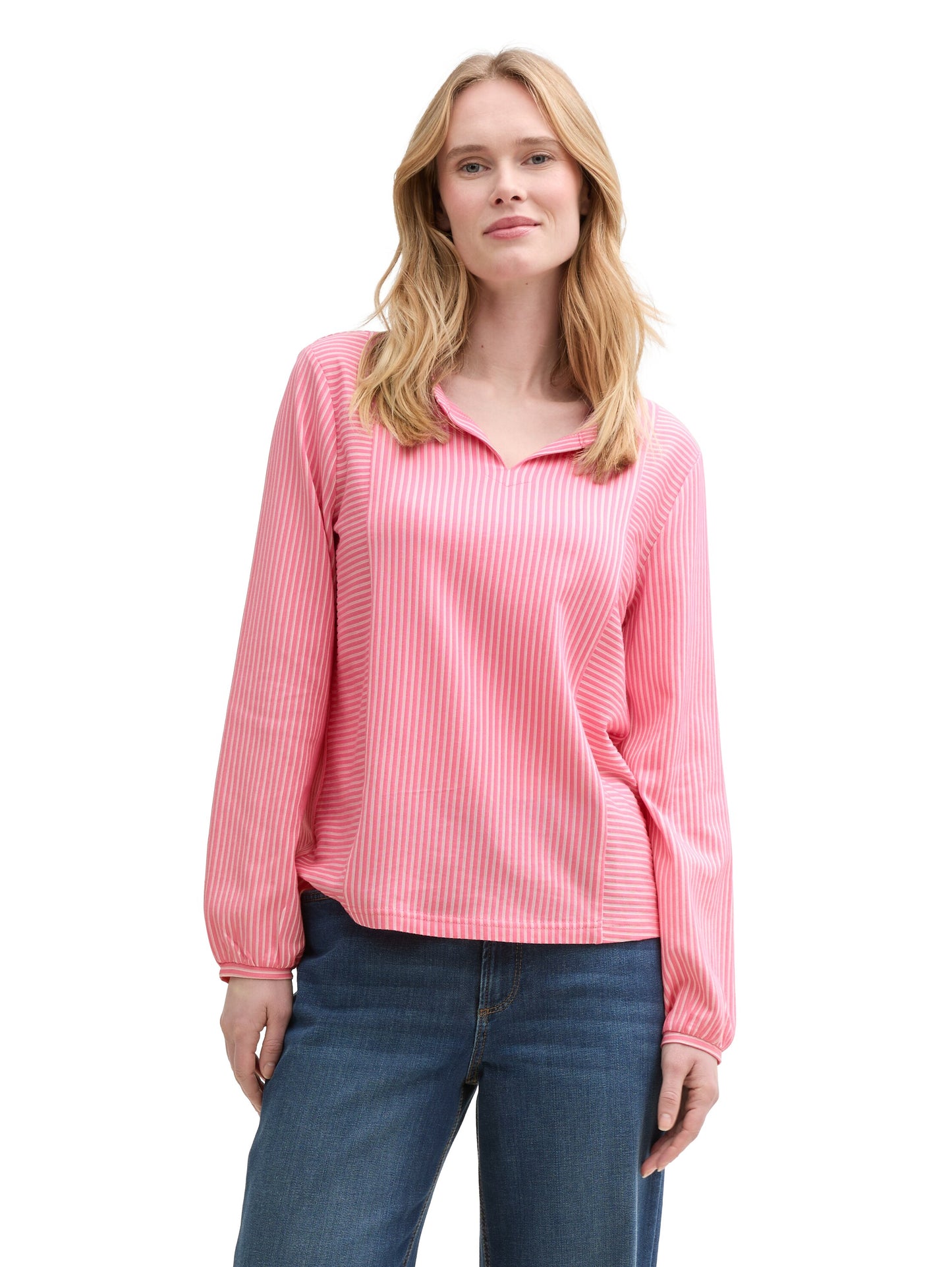 Bluse mit Streifenmuster