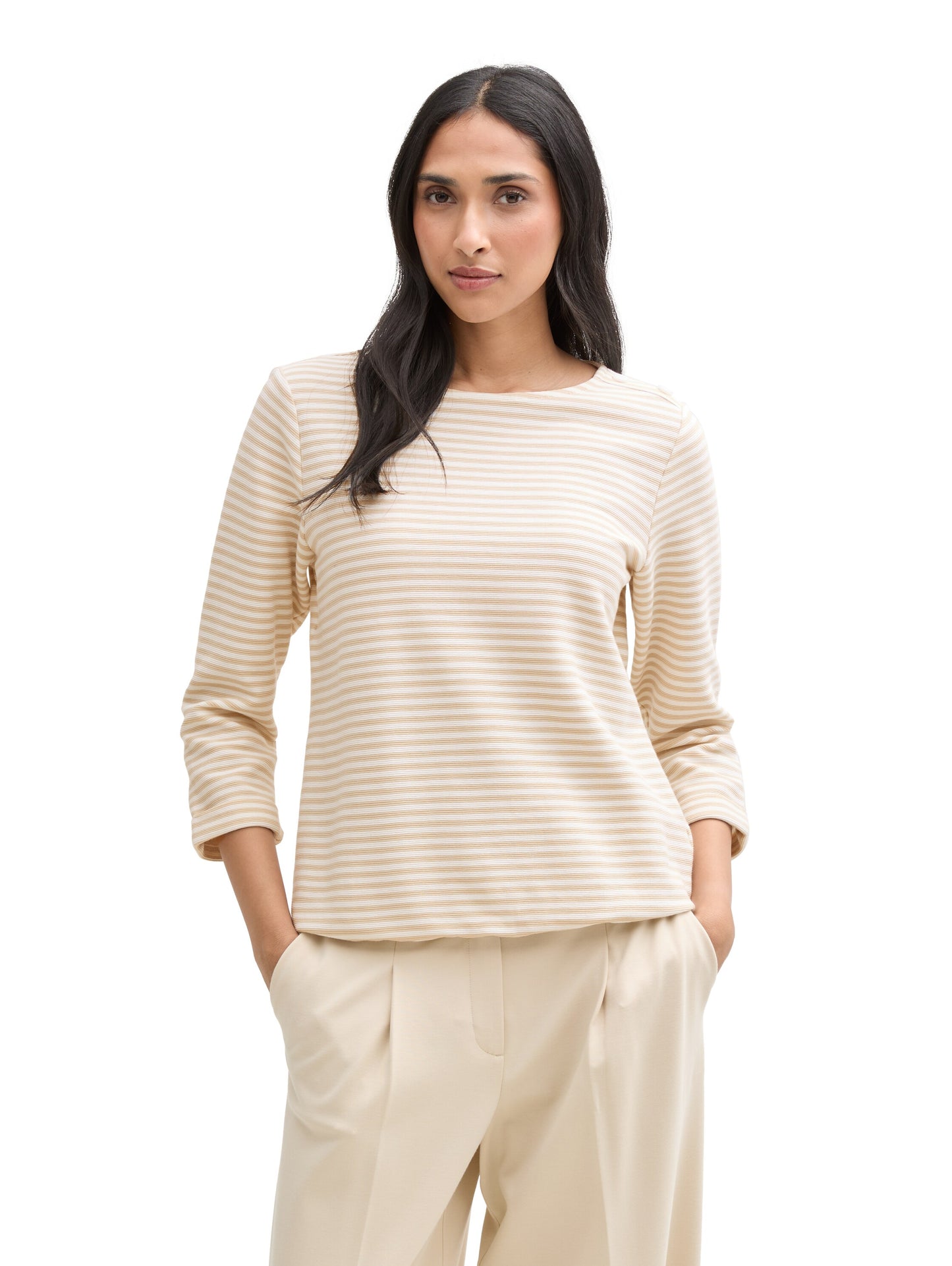 Langarmshirt mit Knopf-Details
