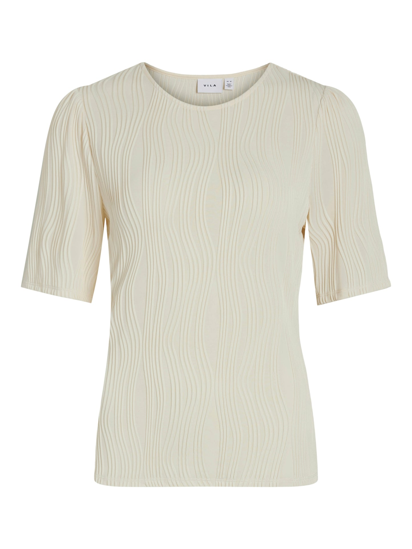 VINIRA O-NECK PUFF 2/4 TOP/R