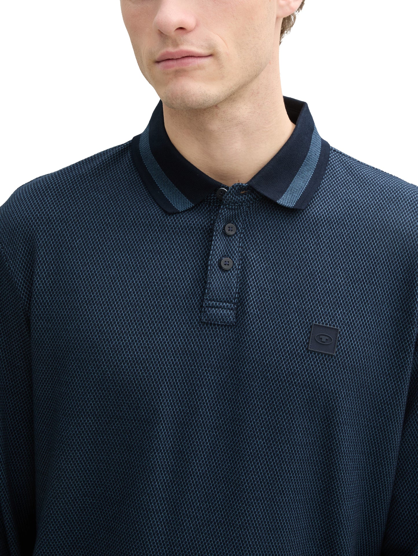Langarmshirt Polohemd