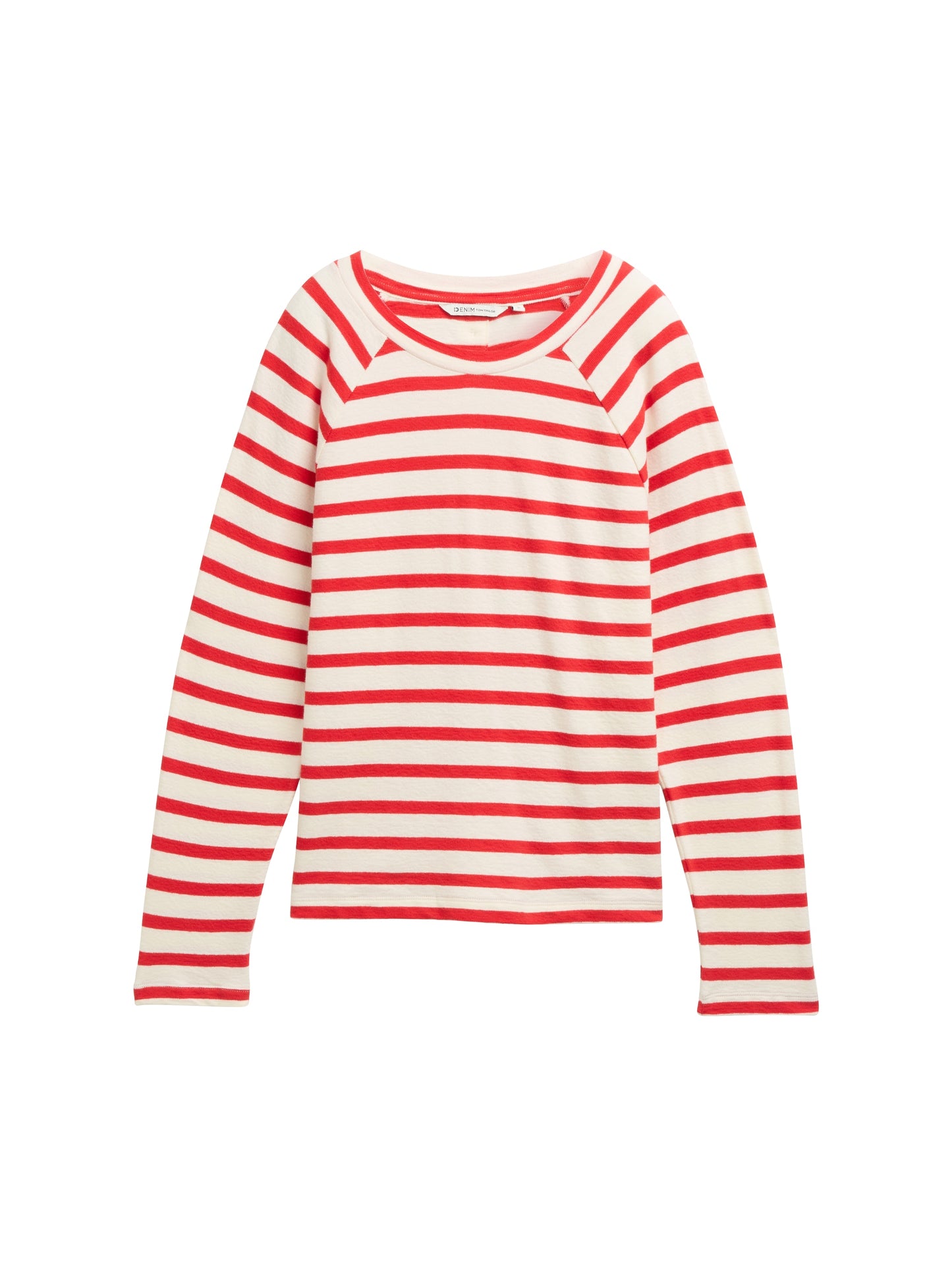 Boxy Fit Langarmshirt mit Knopf-Details