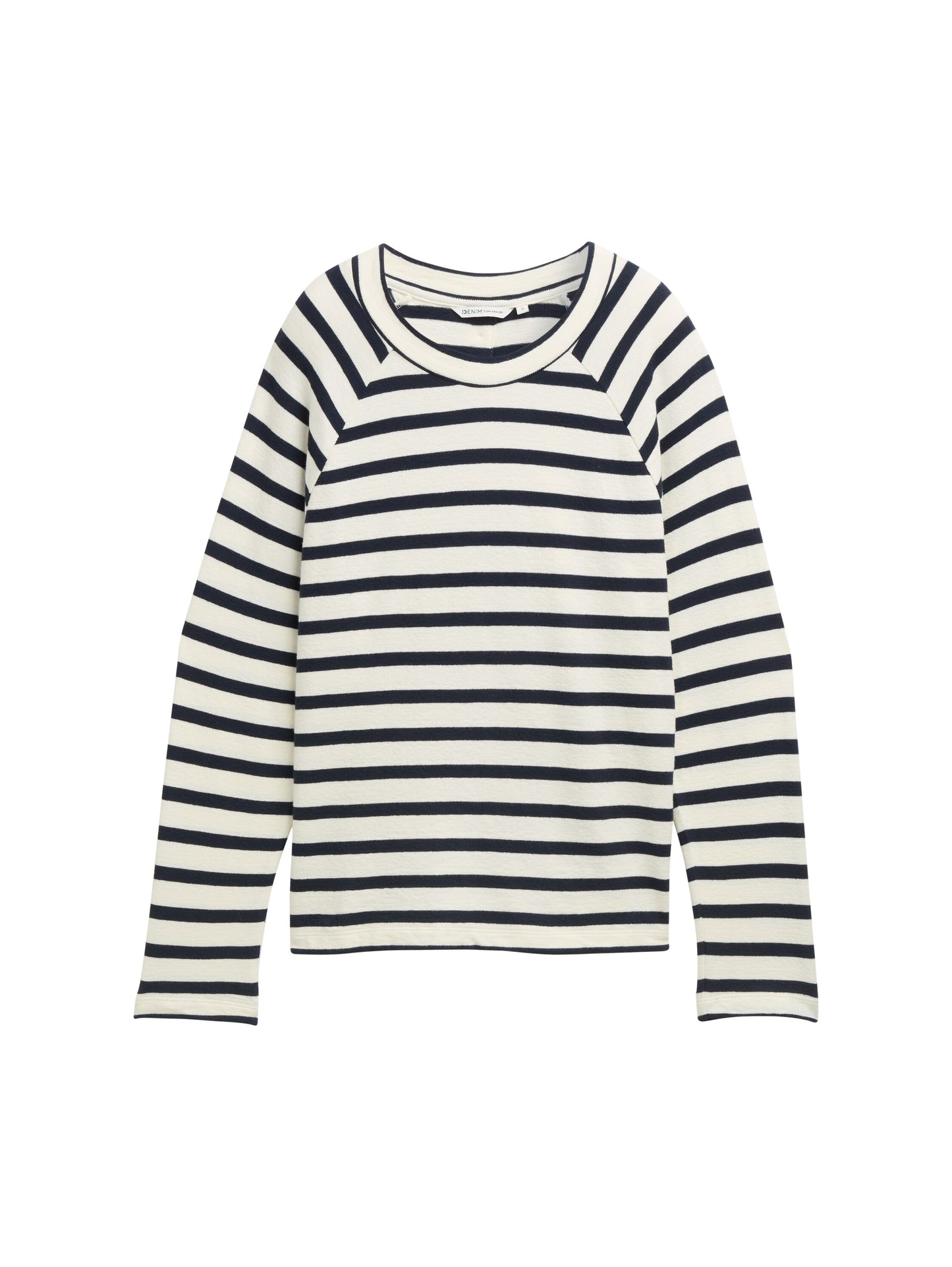Boxy Fit Langarmshirt mit Knopf-Details