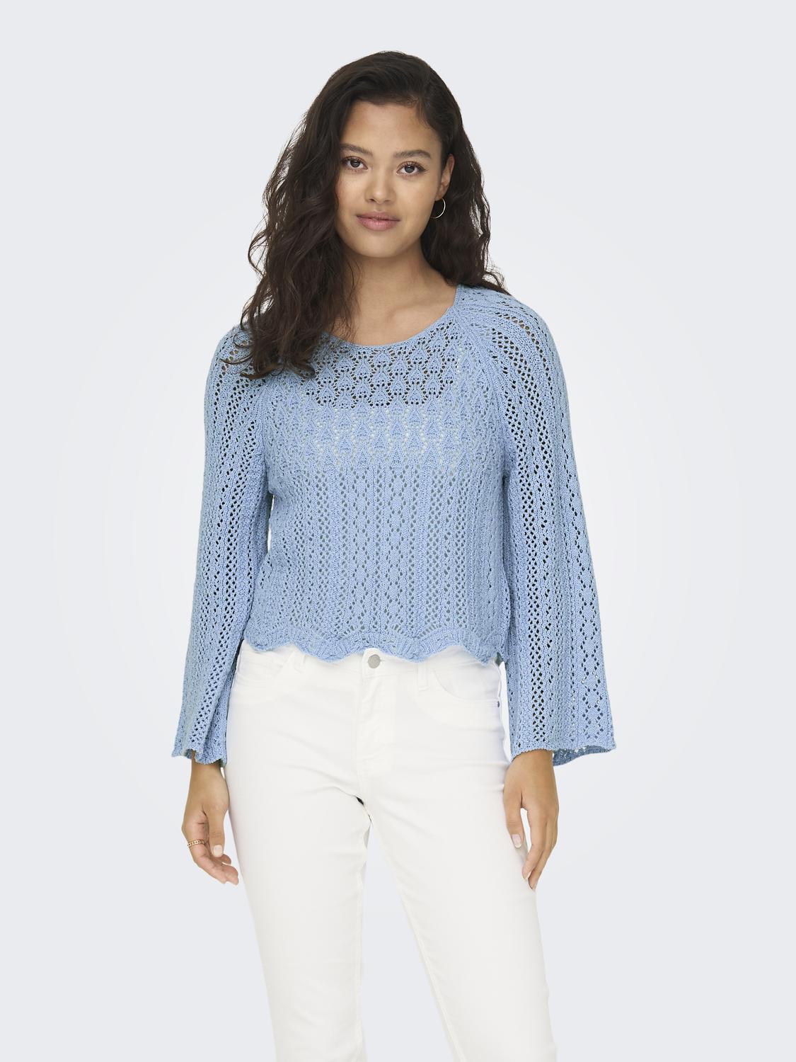 ONLNOLA LIFE 3/4 PULLOVER KNT NOOS