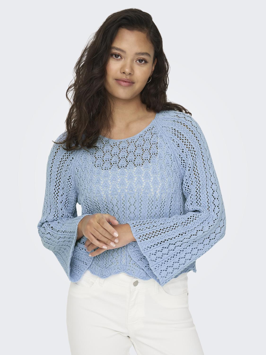ONLNOLA LIFE 3/4 PULLOVER KNT NOOS