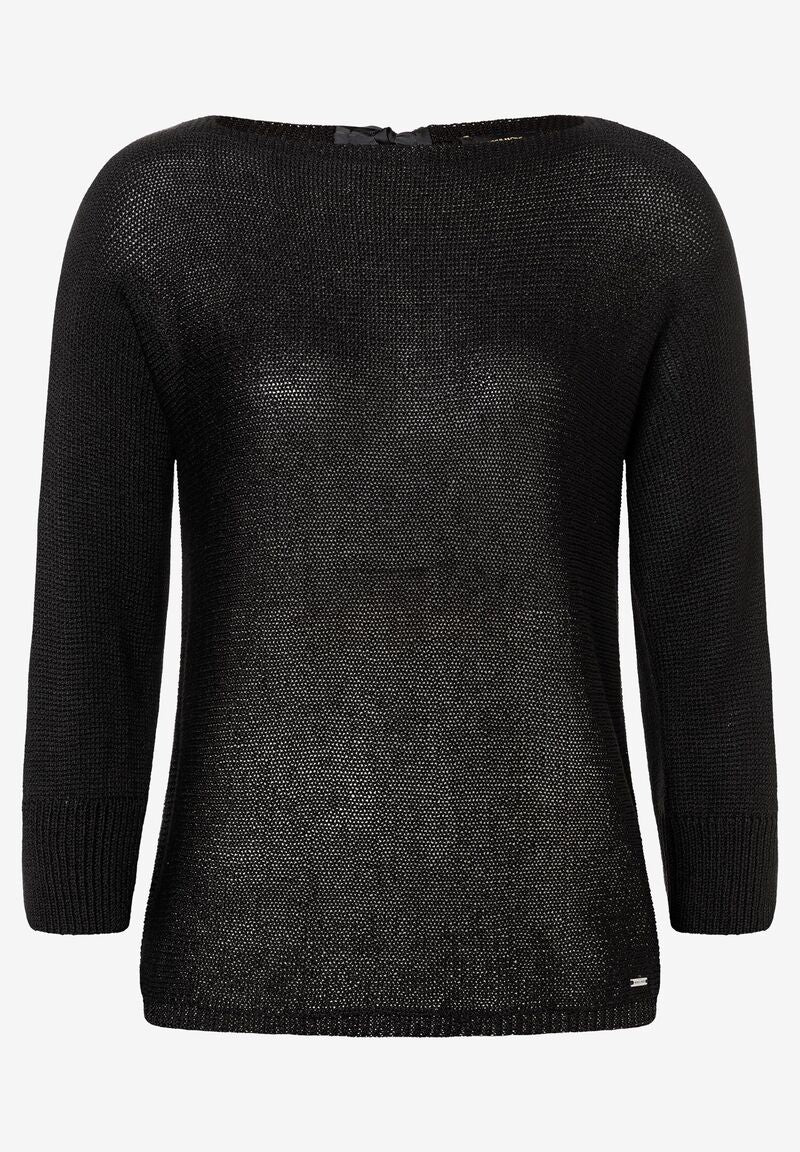 Fledermauspullover schwarz Frühjahrs-Kollektion