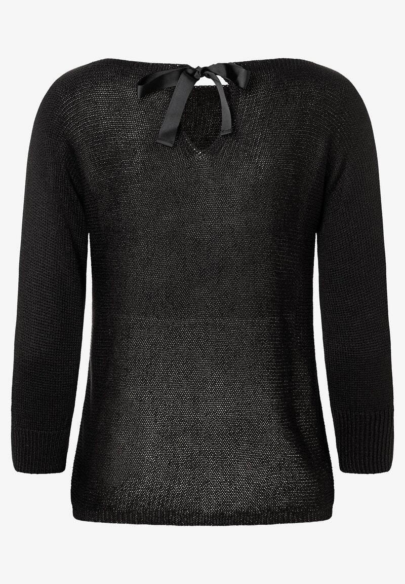 Fledermauspullover schwarz Frühjahrs-Kollektion
