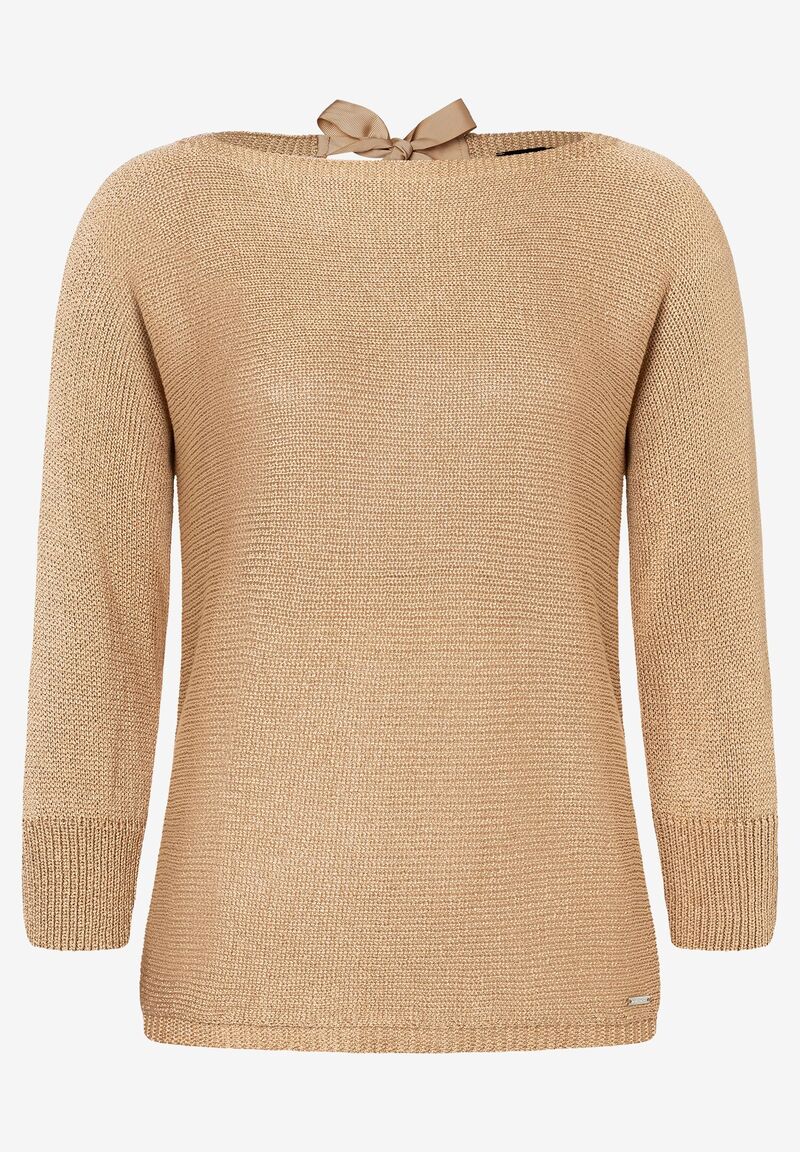 Fledermauspullover cork beige Frühjahrs-Kollektion