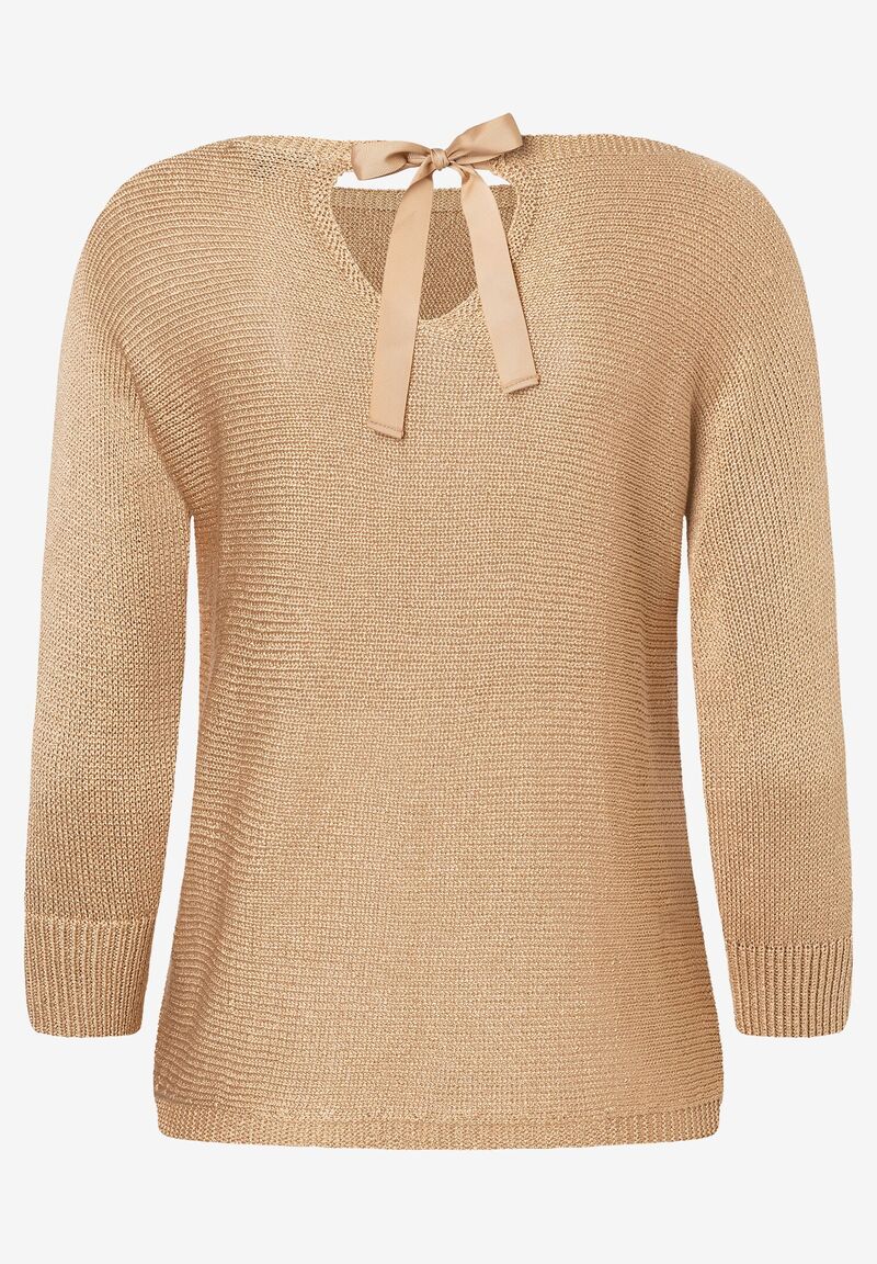 Fledermauspullover cork beige Frühjahrs-Kollektion