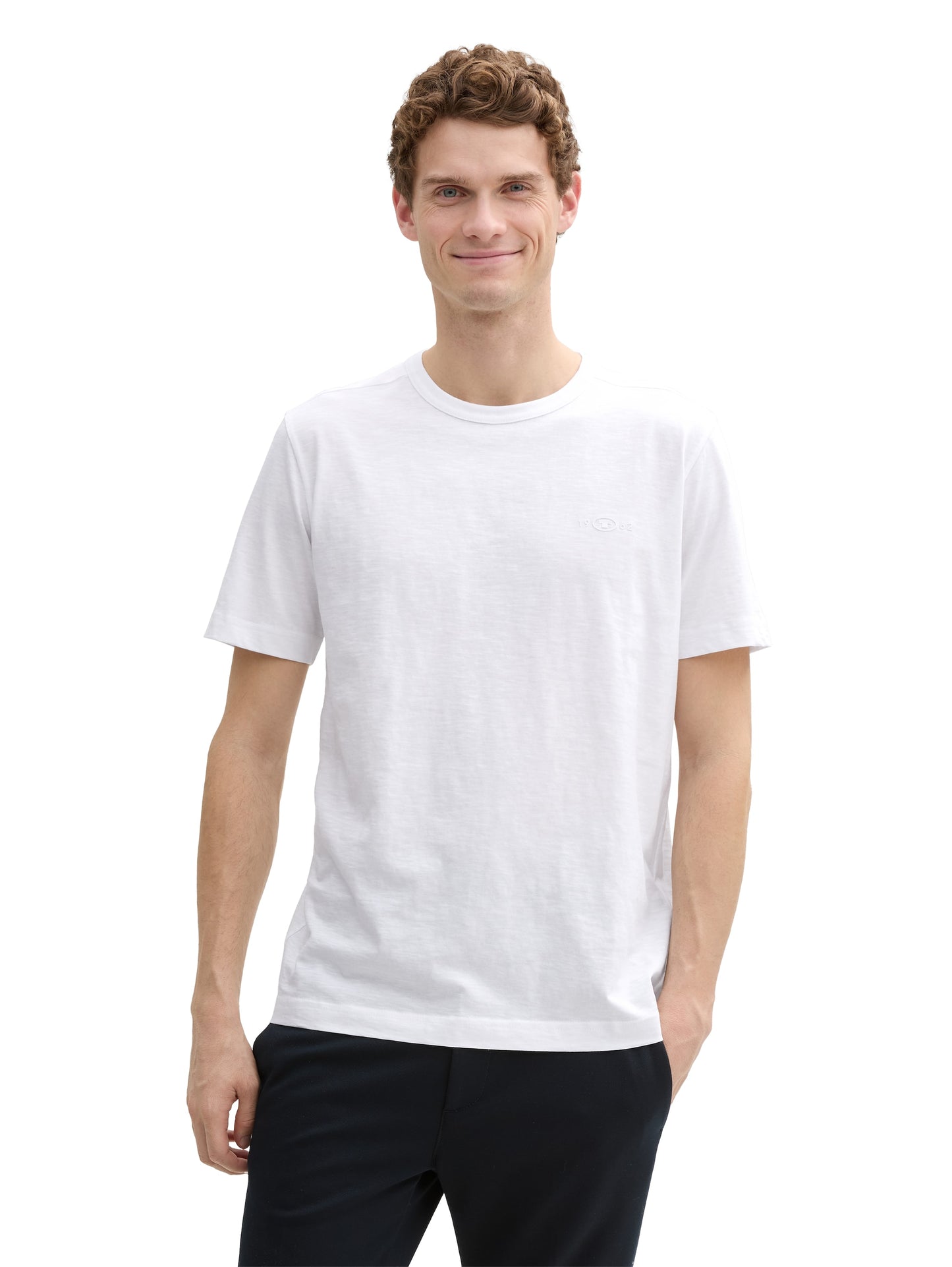 Basic T-Shirt aus Baumwolle
