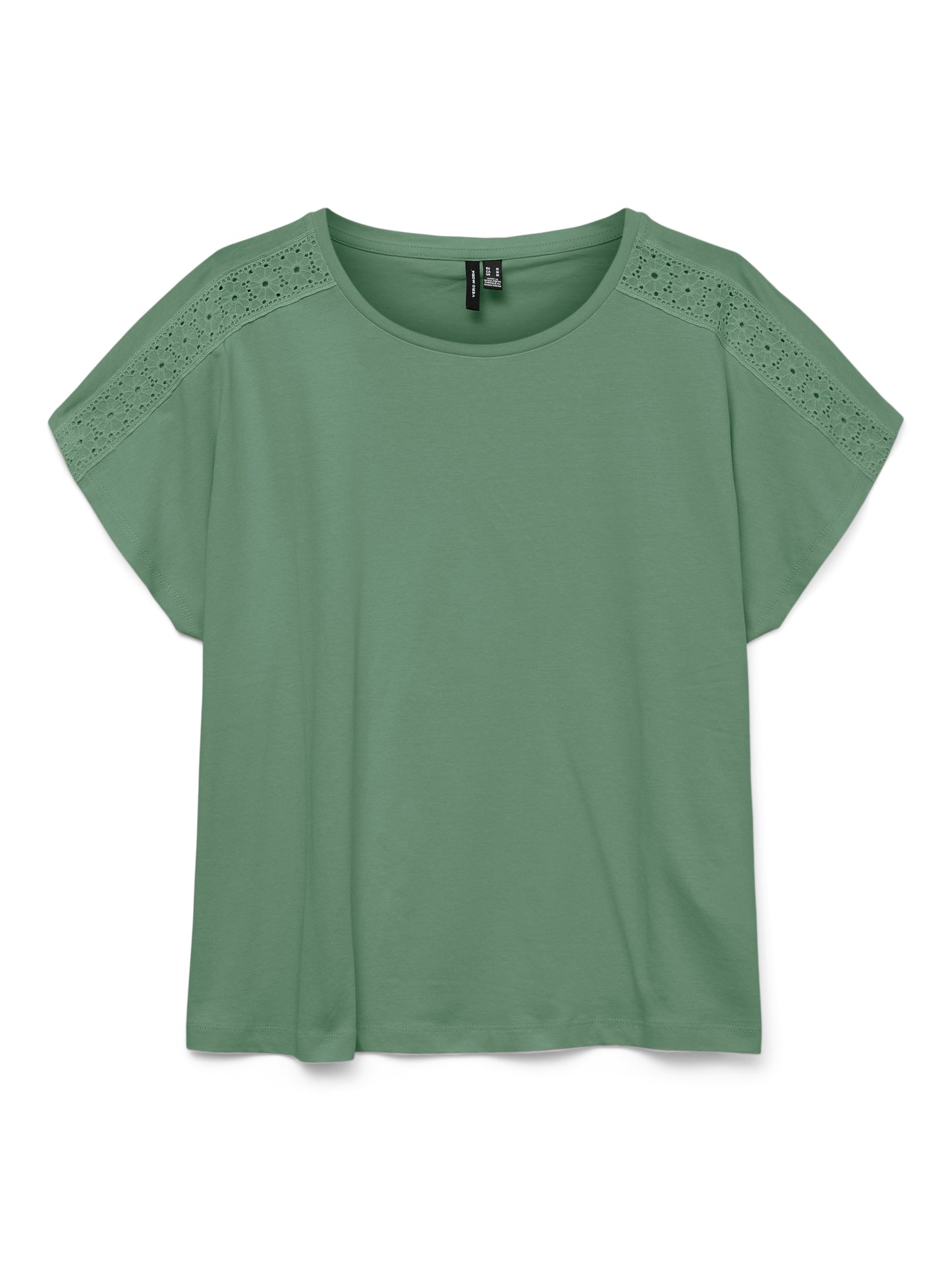 VMEMMY SS LACE TAPE TOP JRS GA NOOS