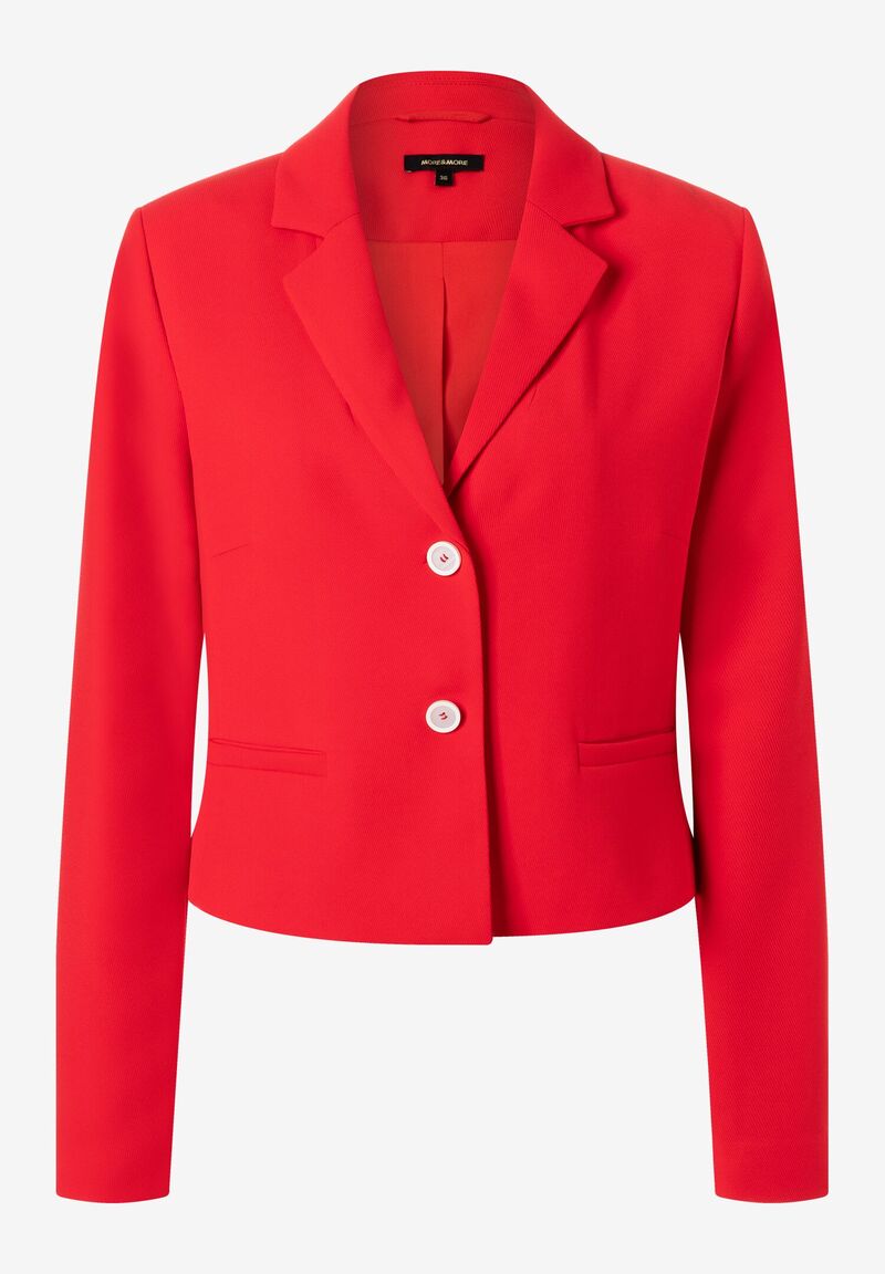 kurzer Blazer soft red Frühjahrs-Kollektion