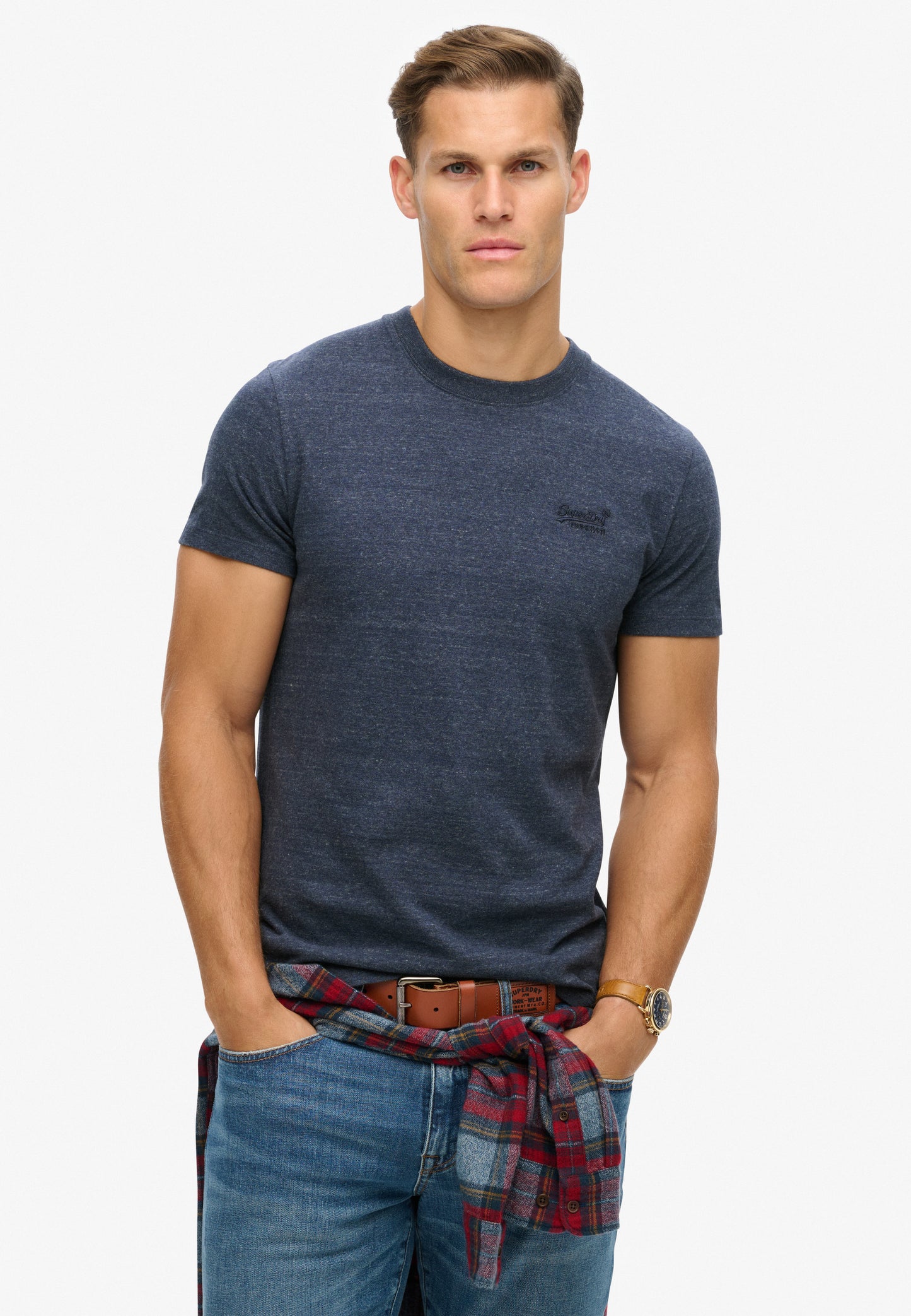 Essential T-Shirt aus Bio-Baumwolle mit Logo