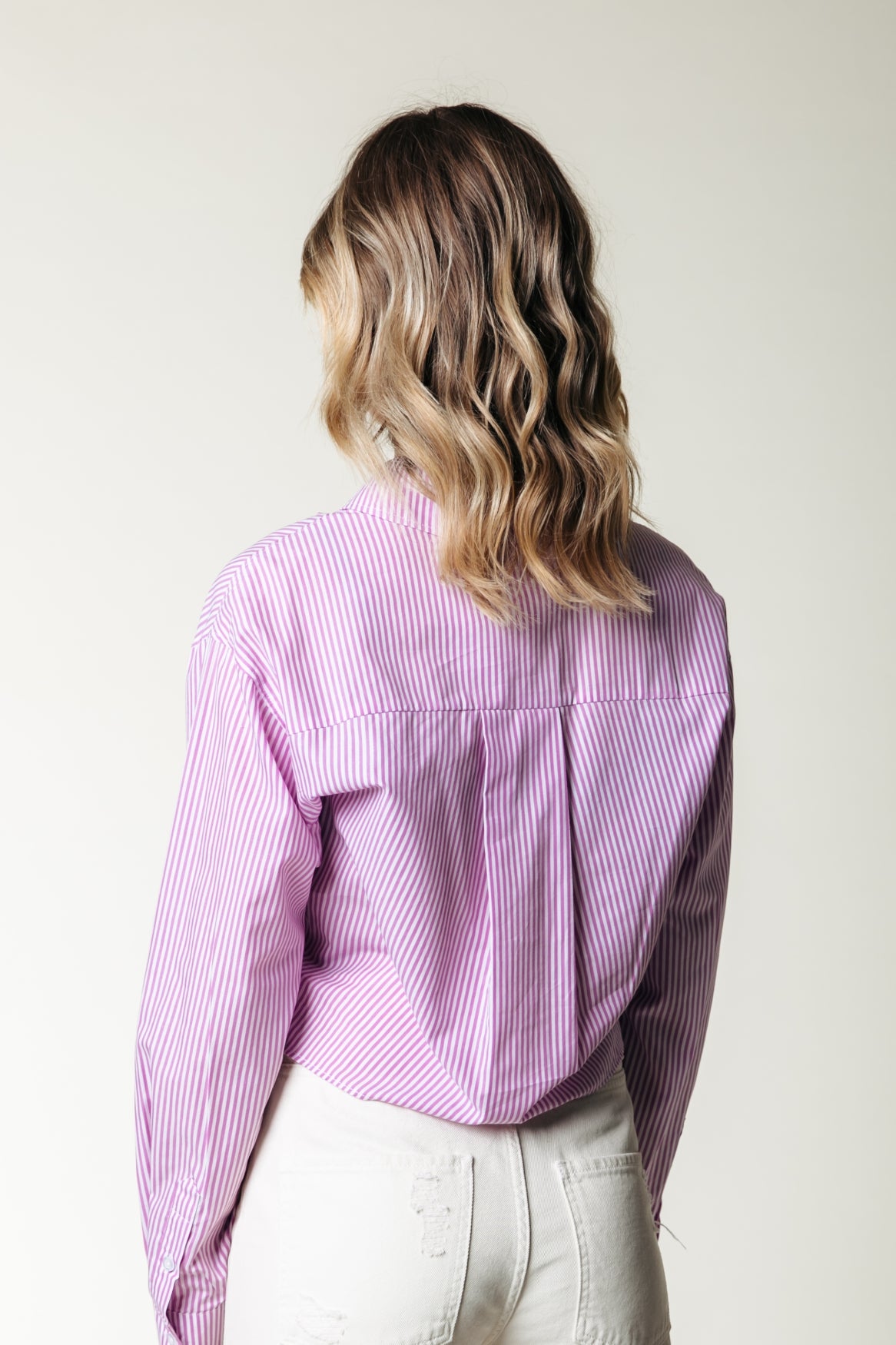 Aliya Stripe Boxy Blouse