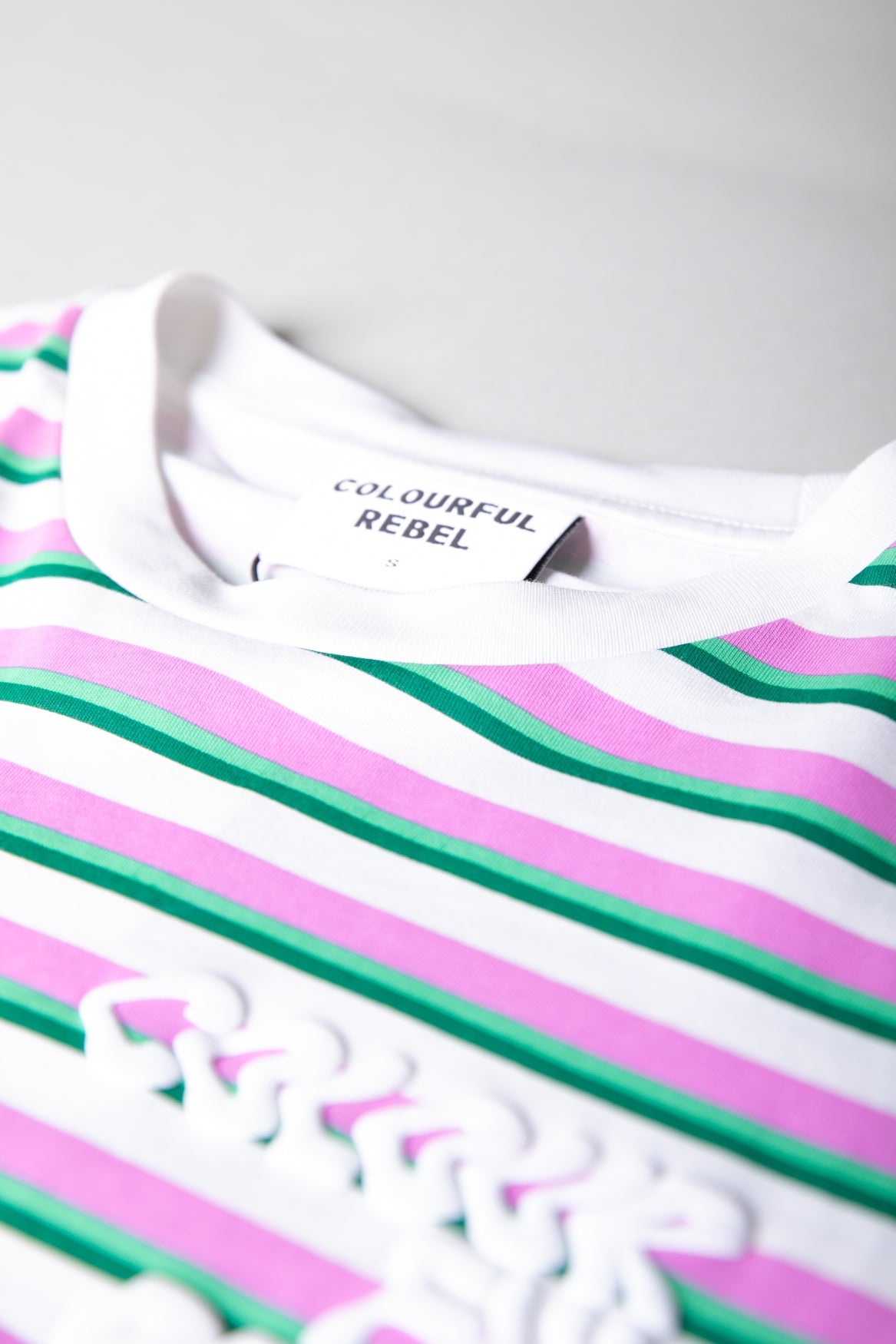 Puff Logo Stripe Loosefit Tee