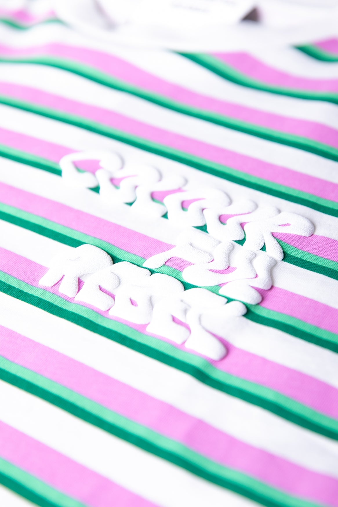 Puff Logo Stripe Loosefit Tee