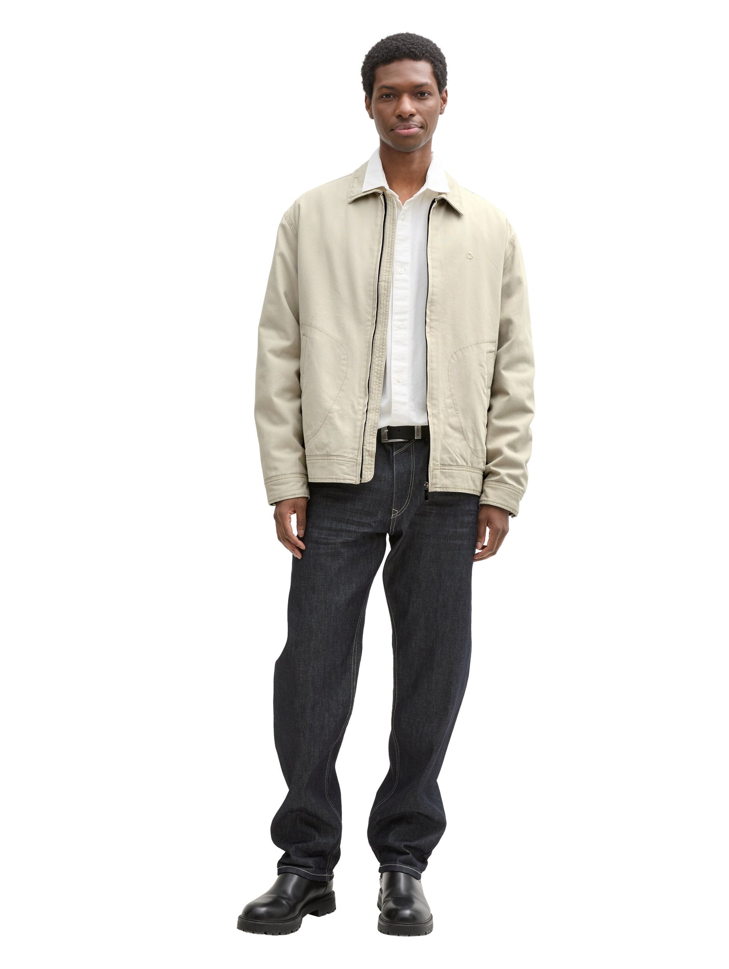 Relaxed Fit Jacke aus Baumwolle