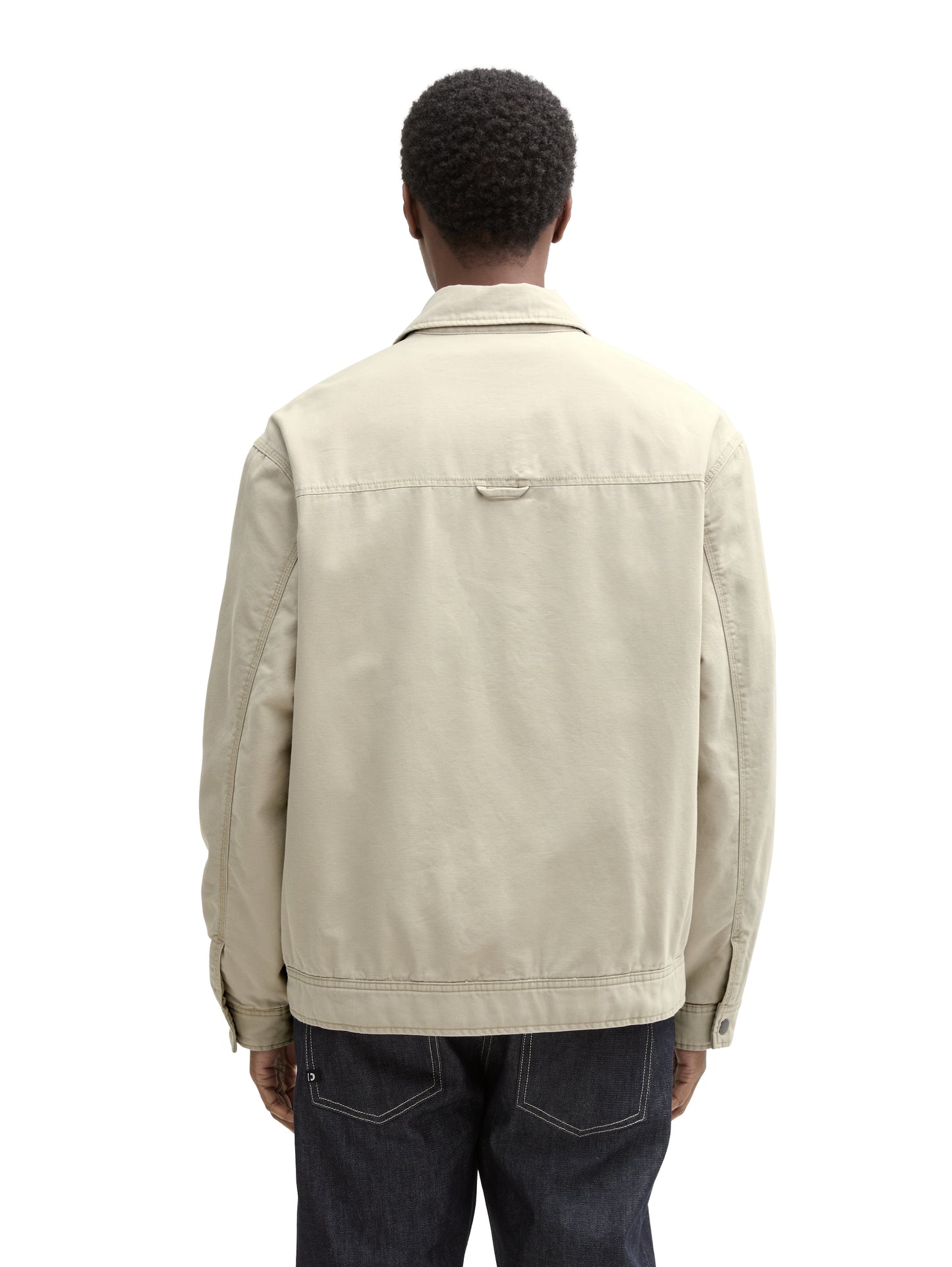 Relaxed Fit Jacke aus Baumwolle